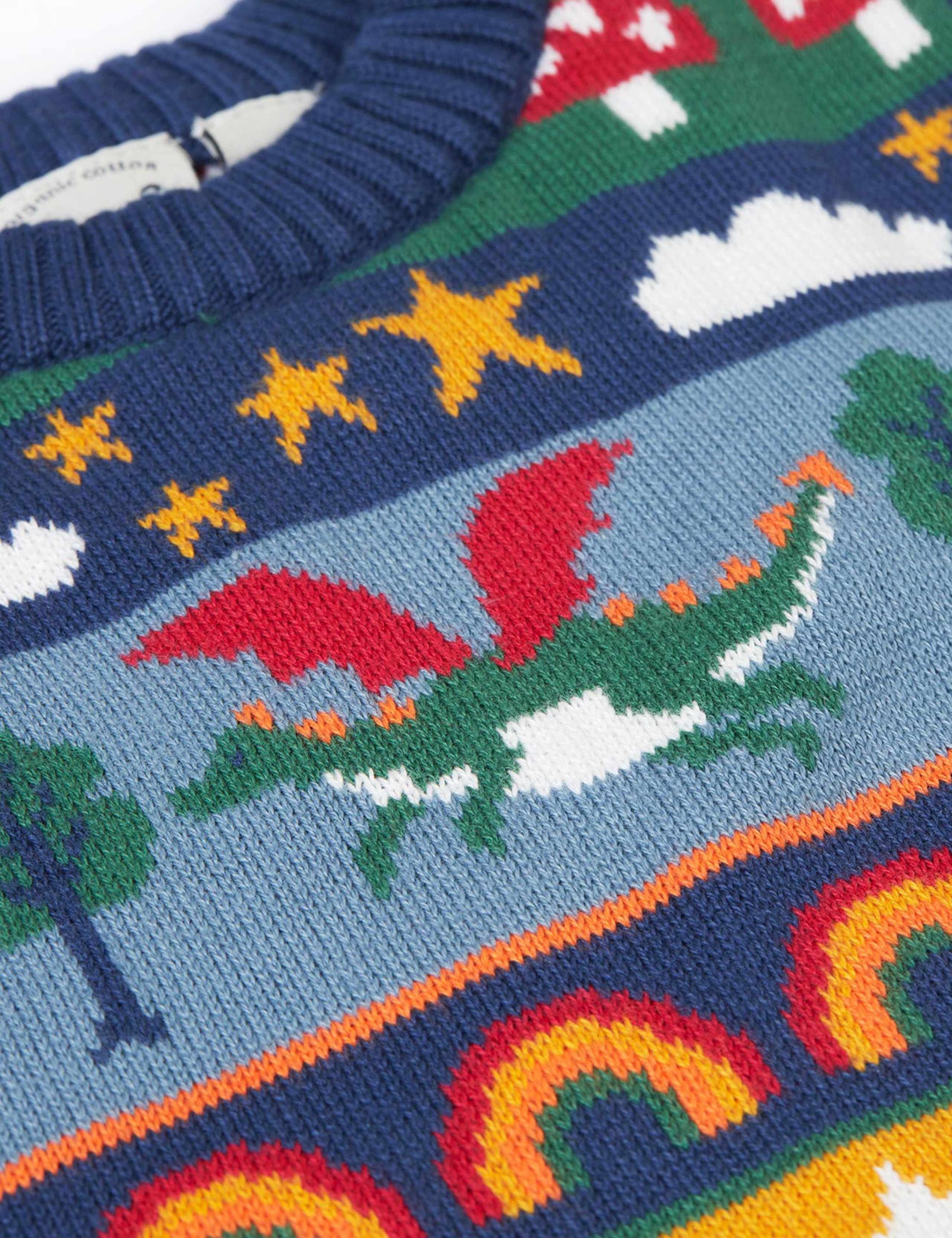 Pure Cotton Patterned Knitted Vest (0-5 Yrs) 3 of 3