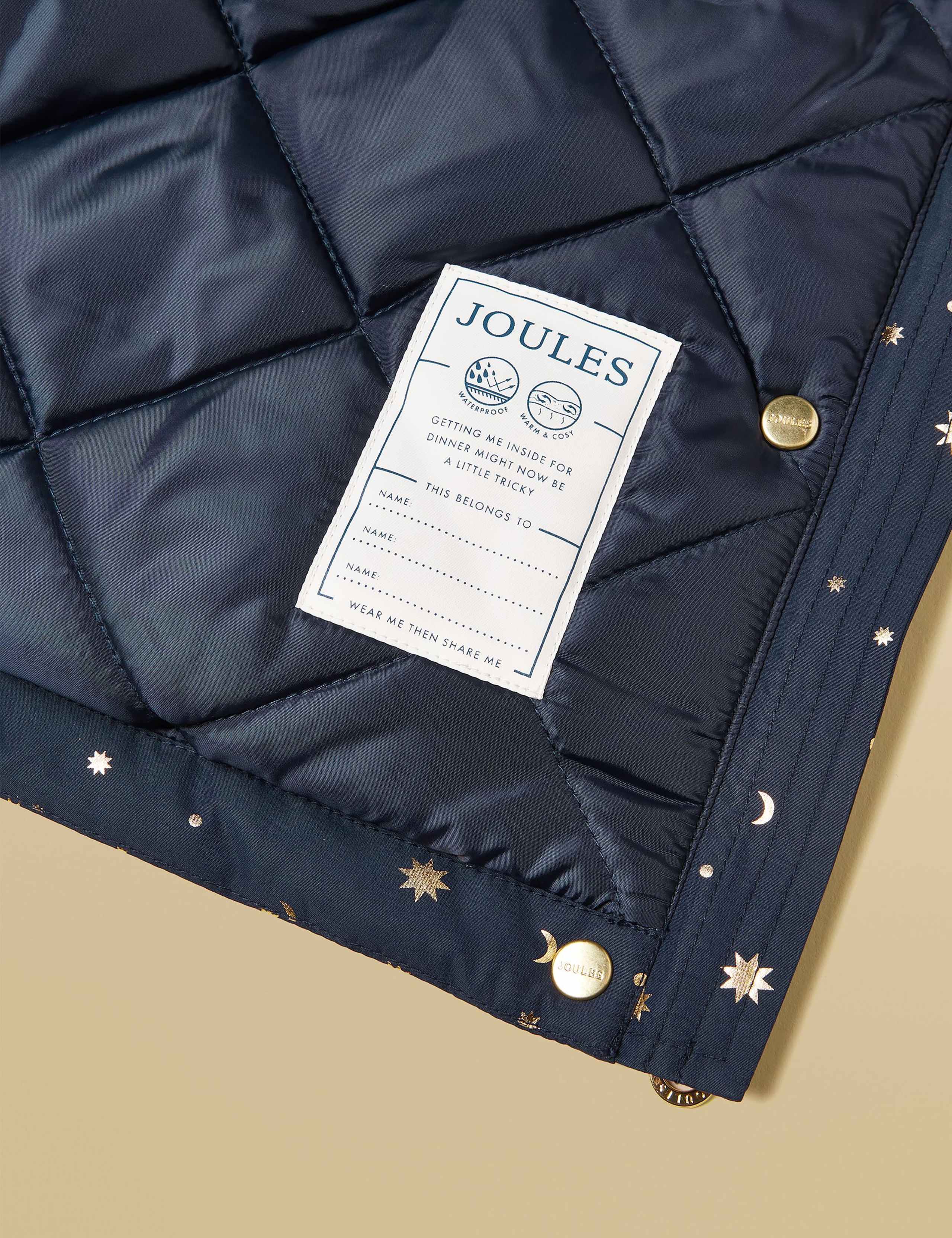 Showerproof Cosmic Hooded Parka Coat (3-10 Yrs) 3 of 6