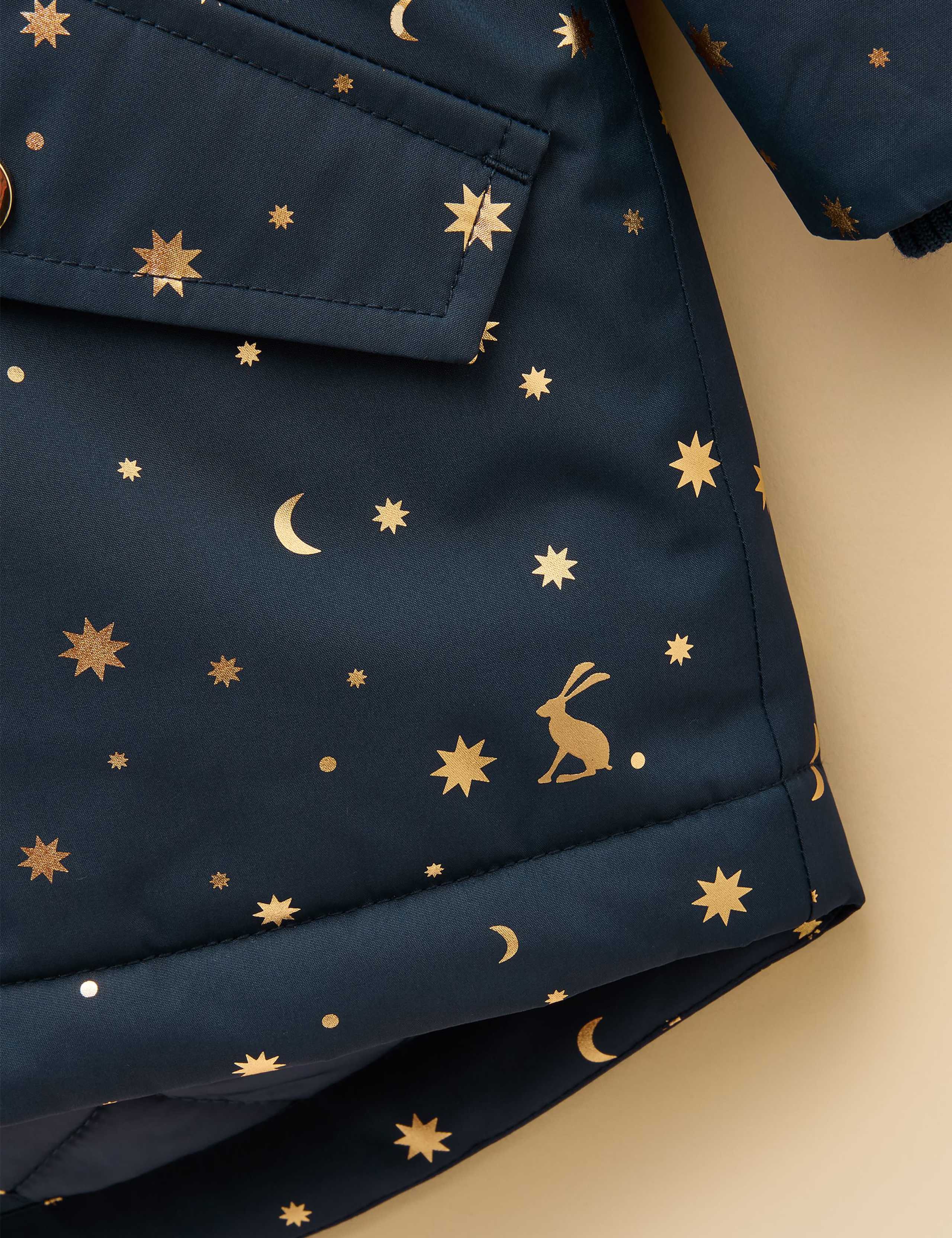 Showerproof Cosmic Hooded Parka Coat (3-10 Yrs) 5 of 6