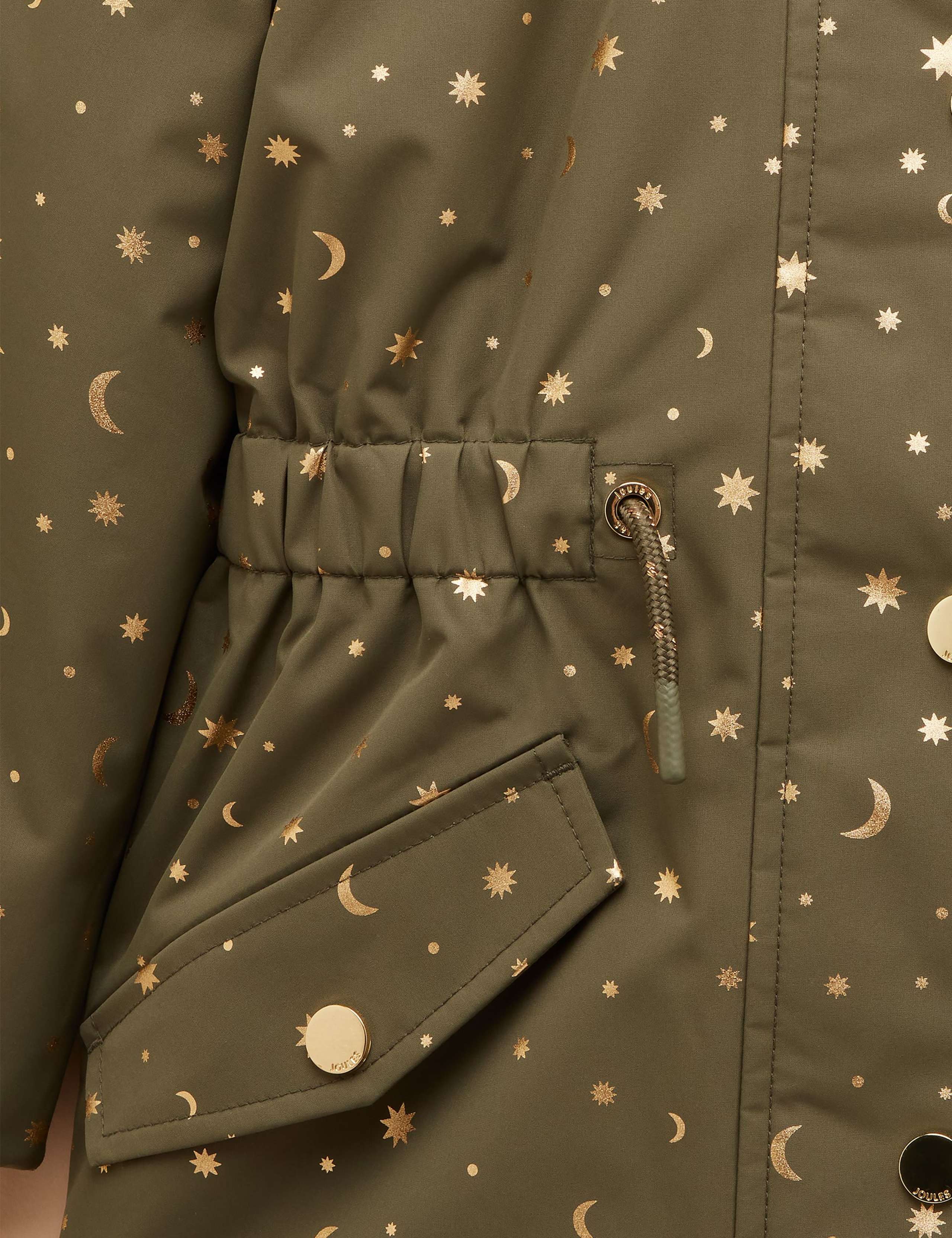 Showerproof Cosmic Hooded Parka Coat (3-10 Yrs) 4 of 4