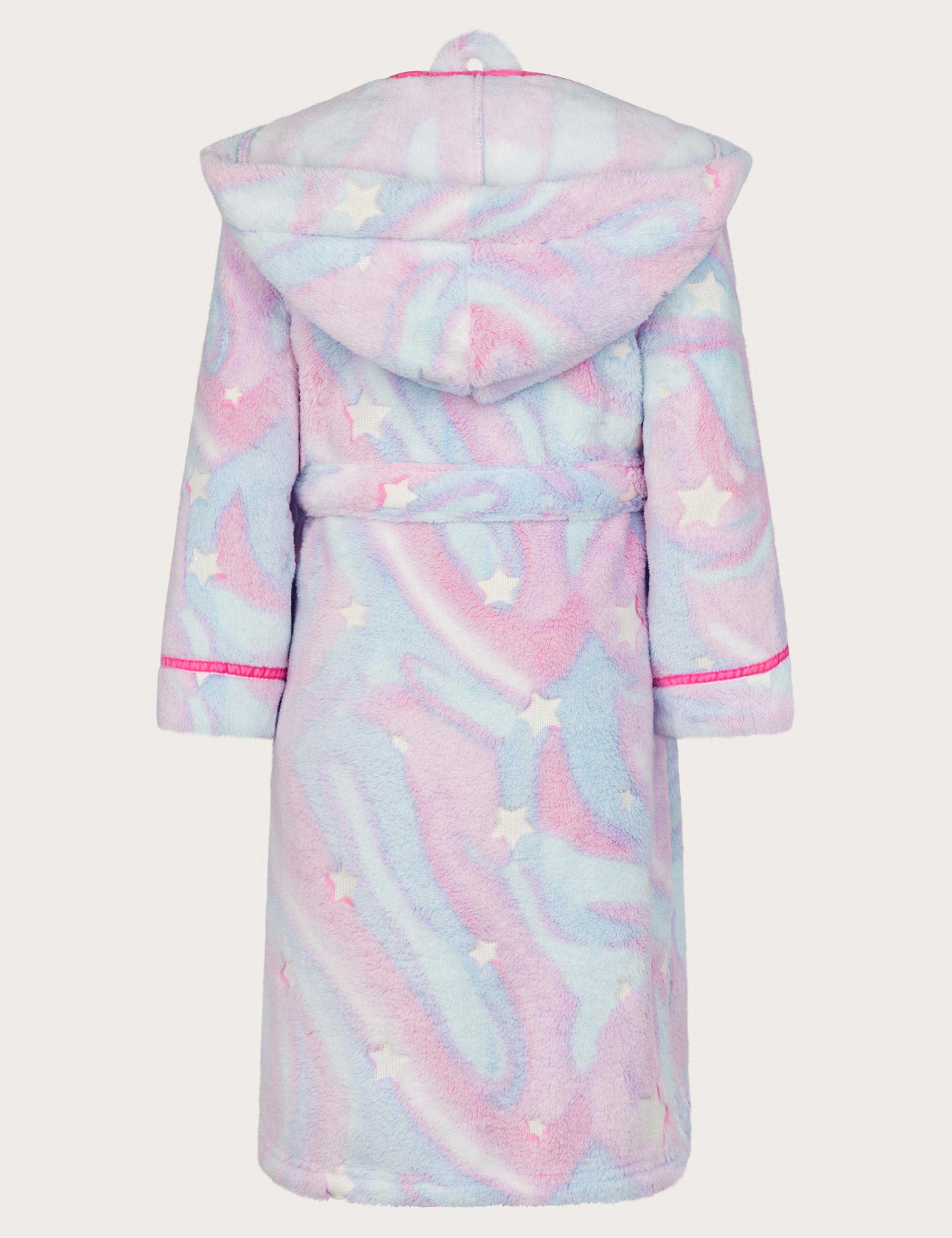 Fleece Marble Star Print Dressing Gown (3-13 Yrs) 2 of 3