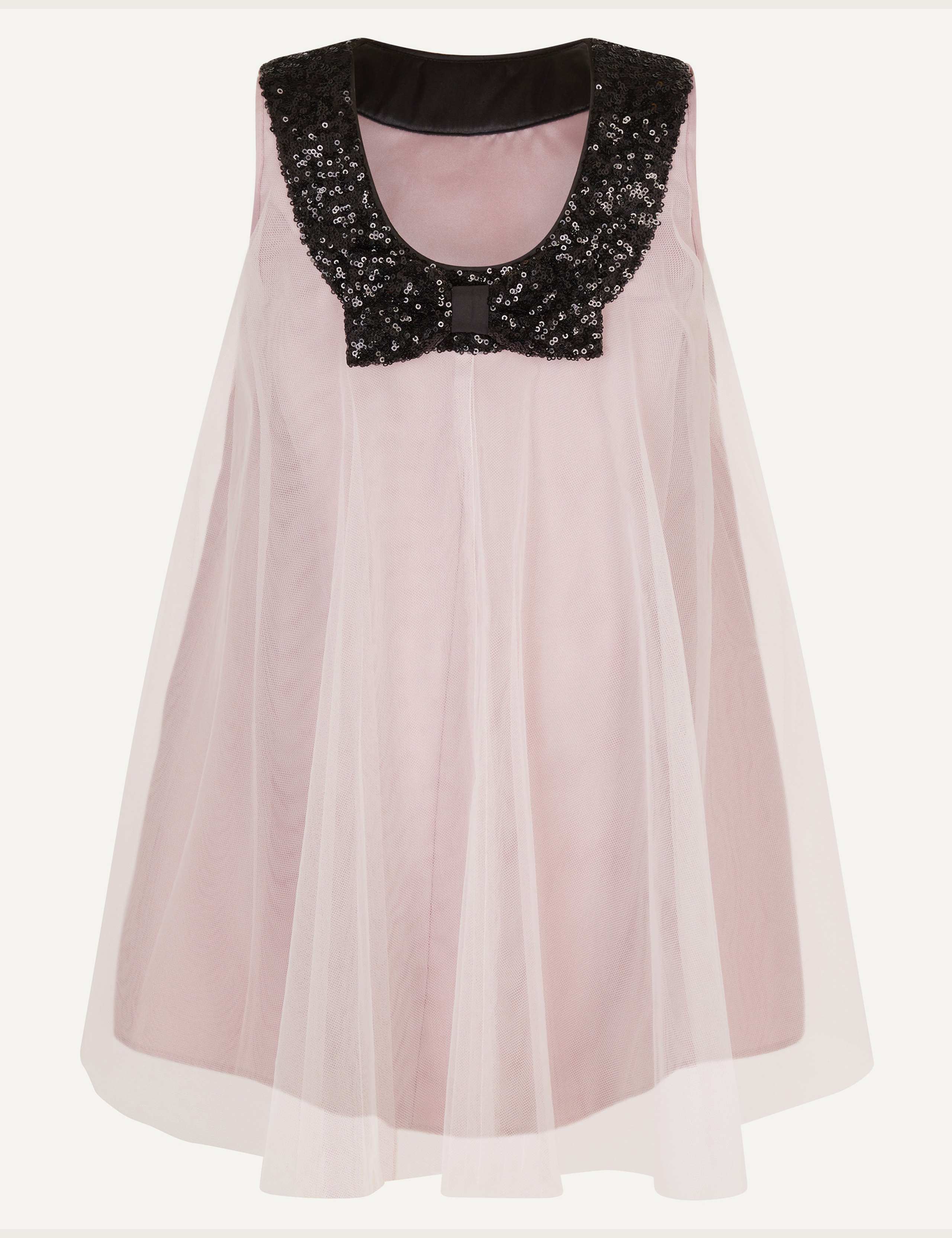Sequin Bow Tulle Party Dress (3-15 Yrs) 2 of 3