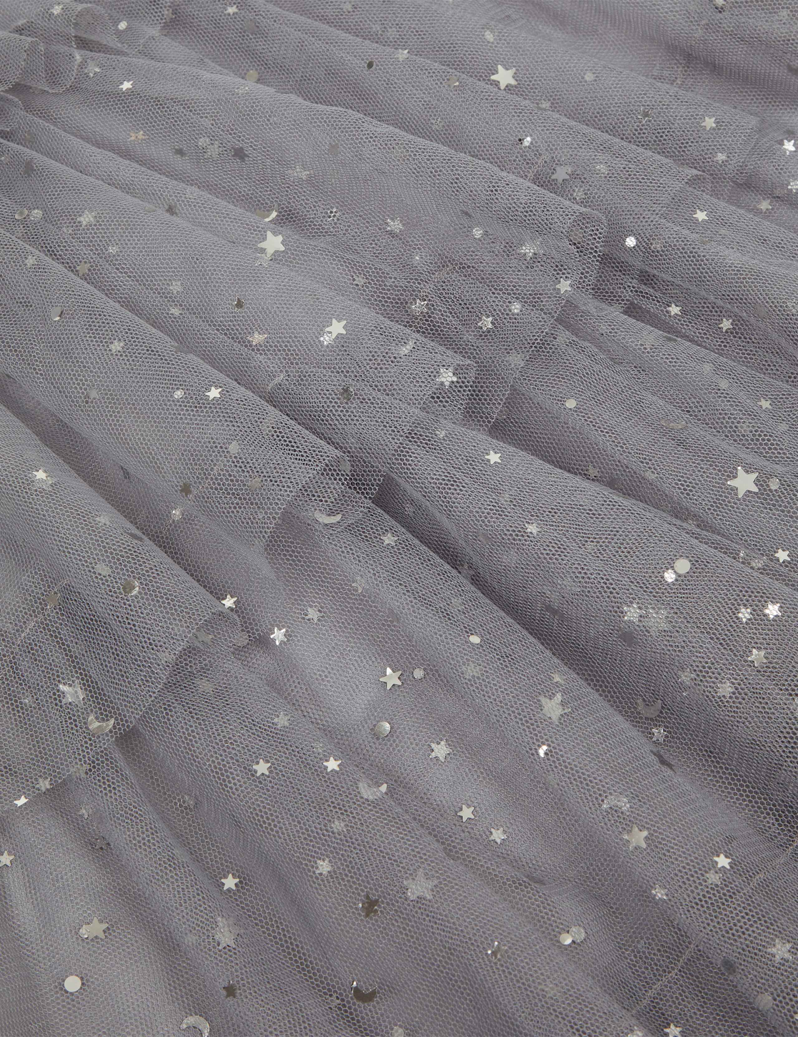Foil Star Tulle Tiered Party Dress (3-13 Yrs) 3 of 3