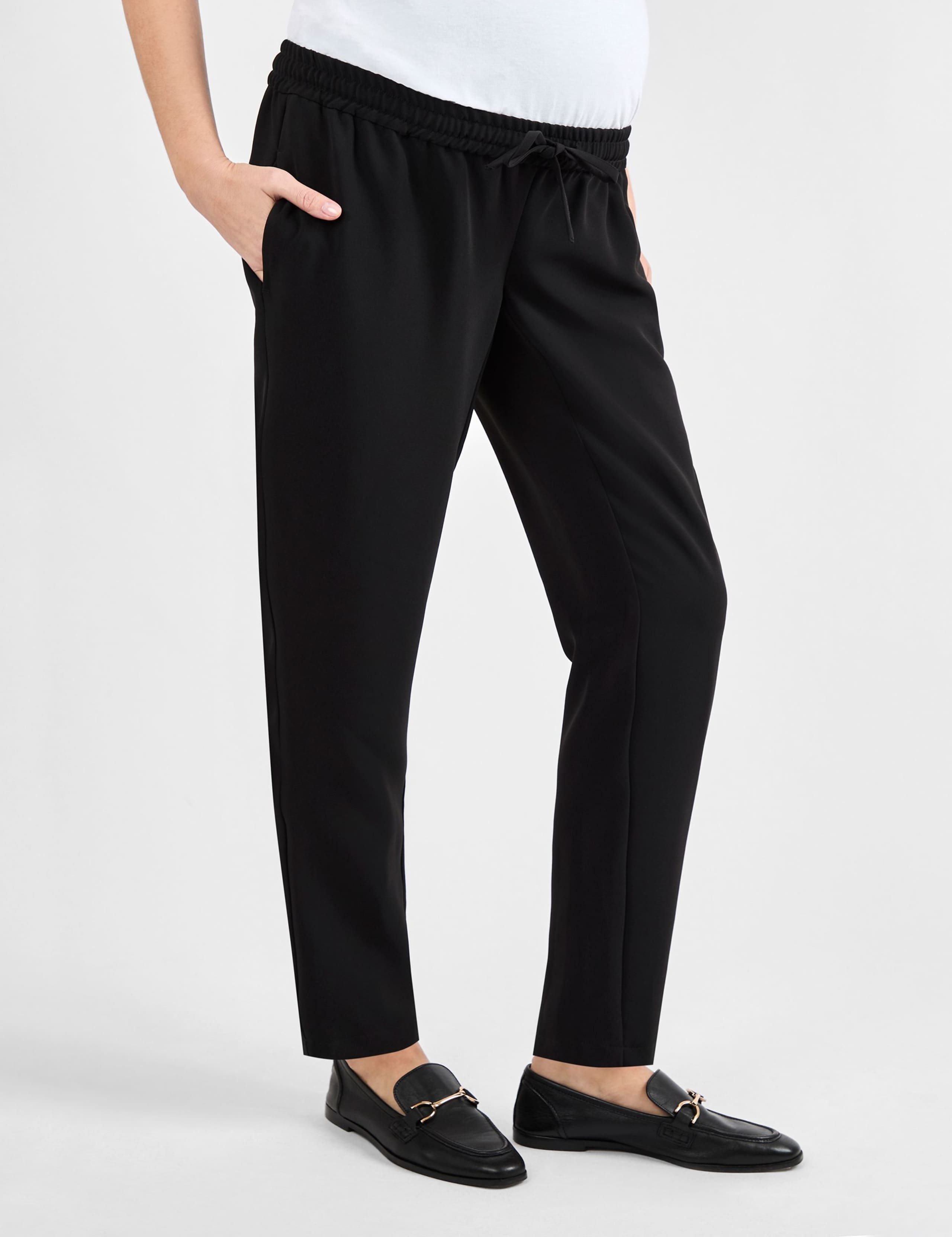 Maternity Drawstring Tapered Trousers 2 of 4