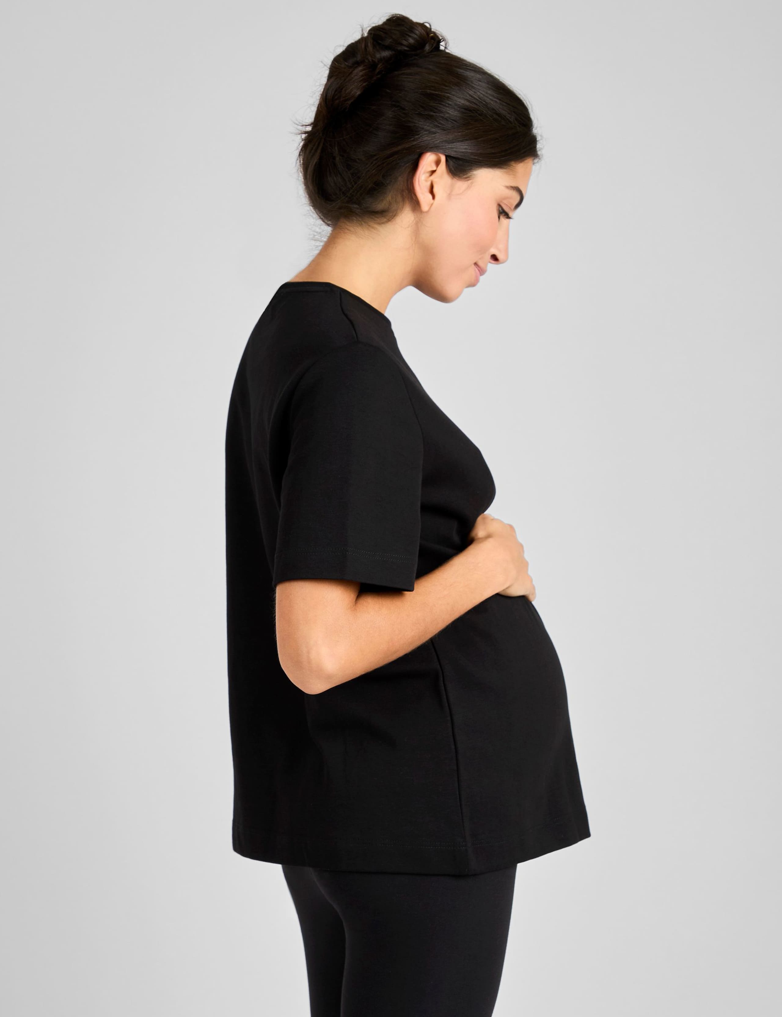 Maternity Pure Cotton Oversized T-Shirt 3 of 4
