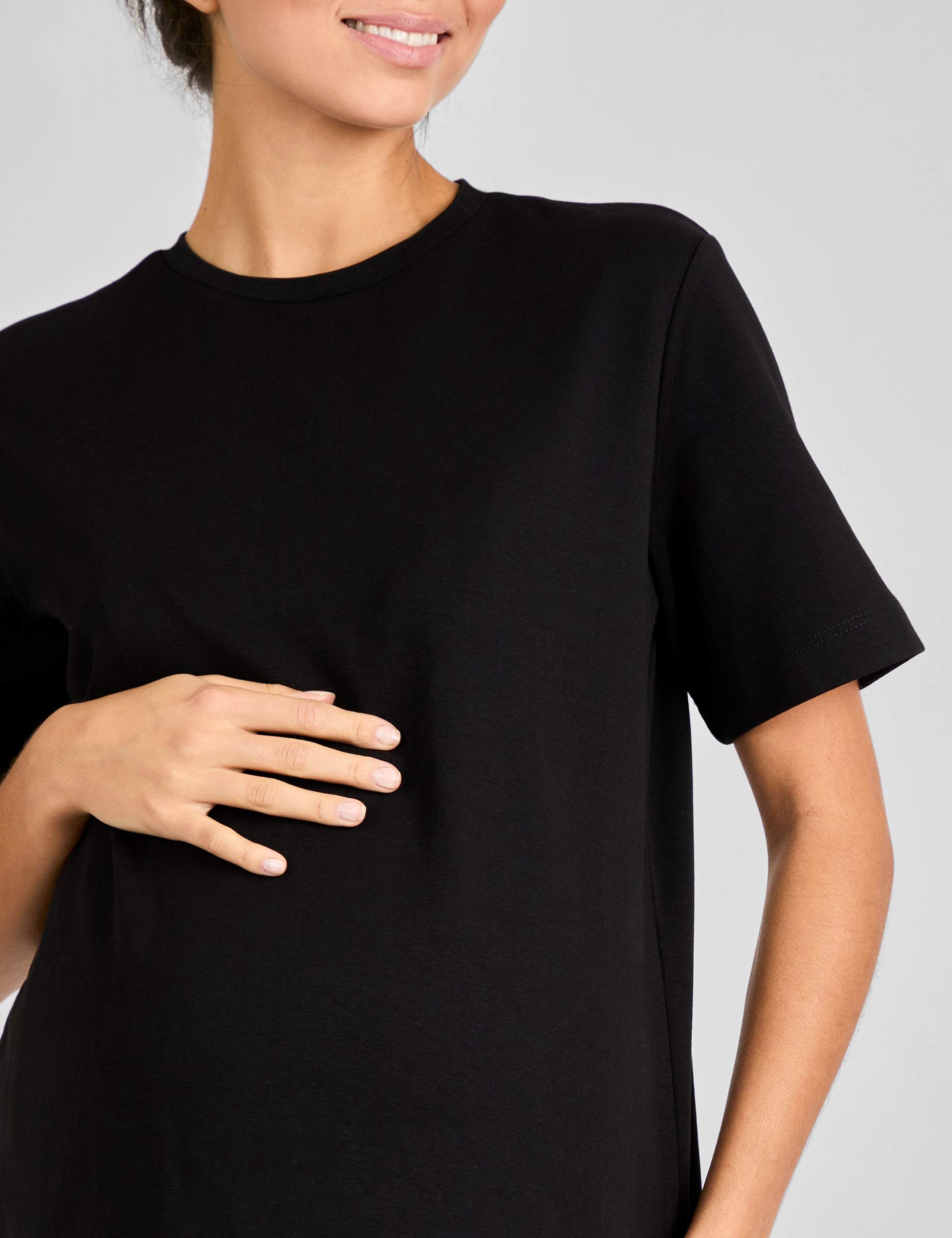Maternity Pure Cotton Oversized T-Shirt 4 of 4