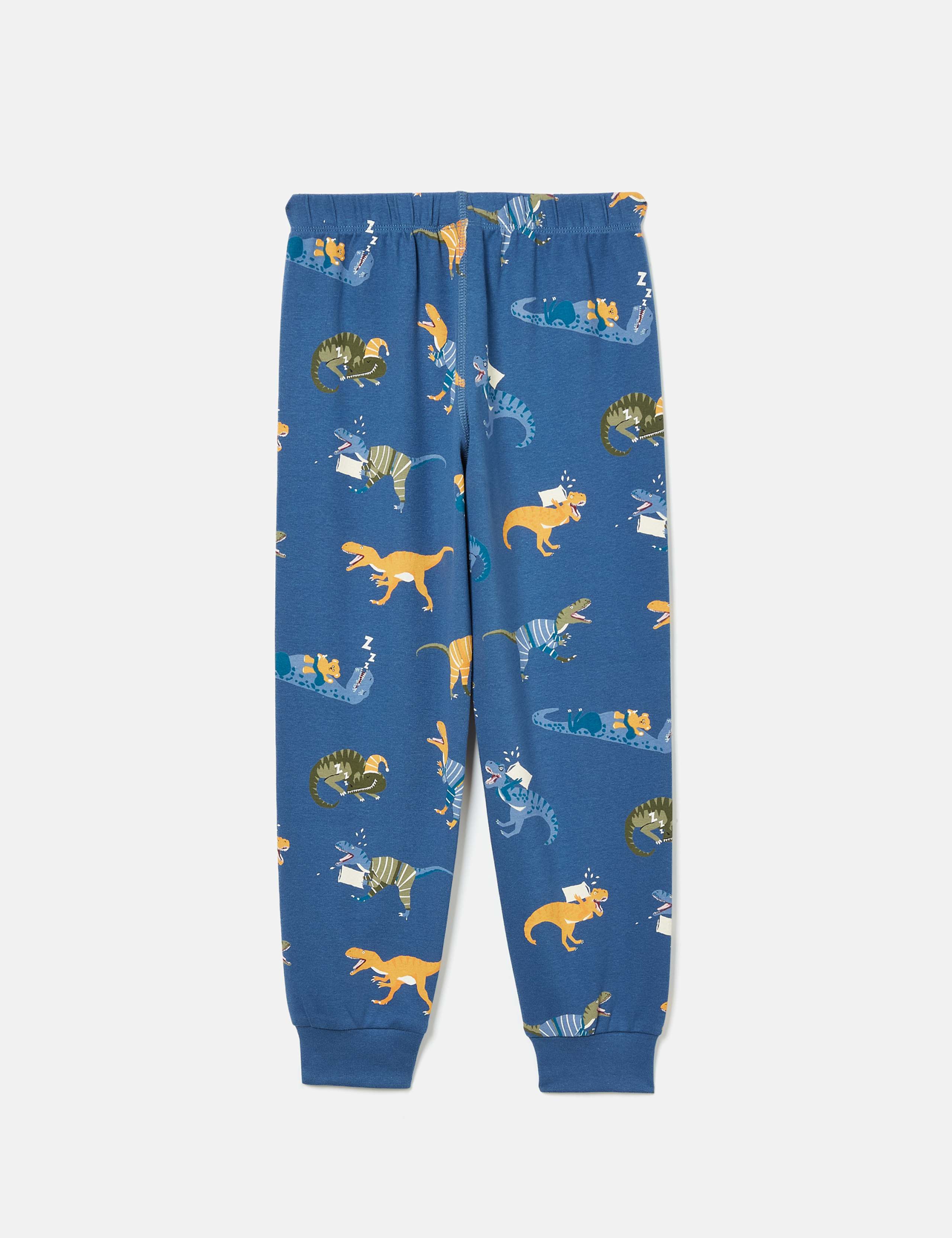 Cotton Rich Dinosaur Pyjama Bottoms (2-11 Yrs) 1 of 3