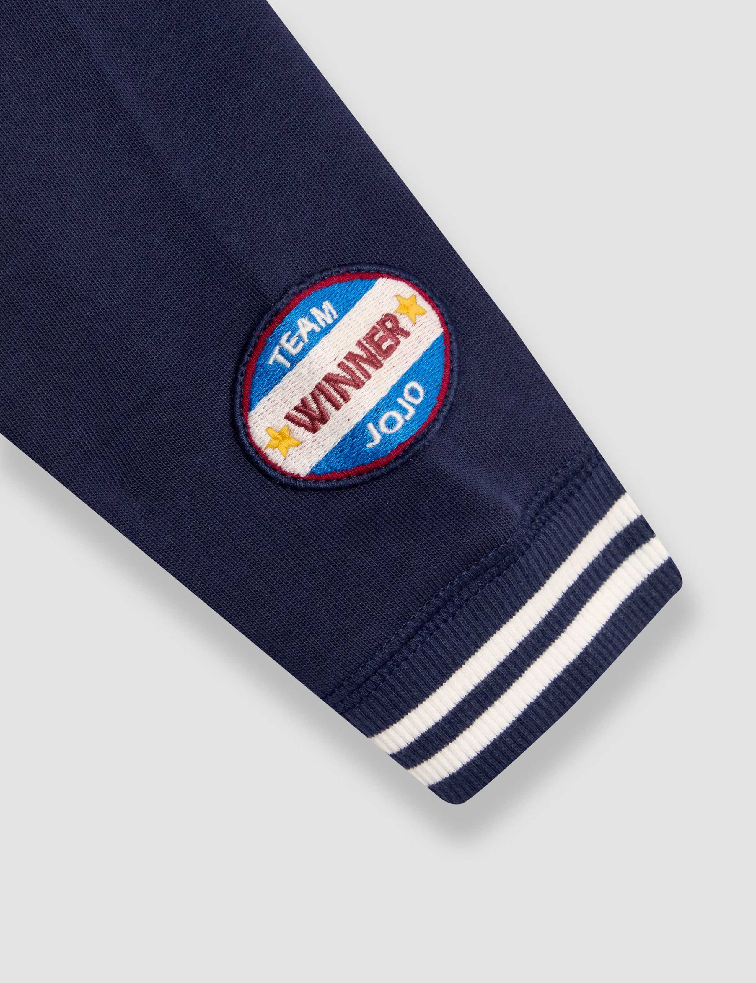 Cotton Rich Varsity Half Zip Sweatshirt (6 Mths-9 Yrs) 3 of 4