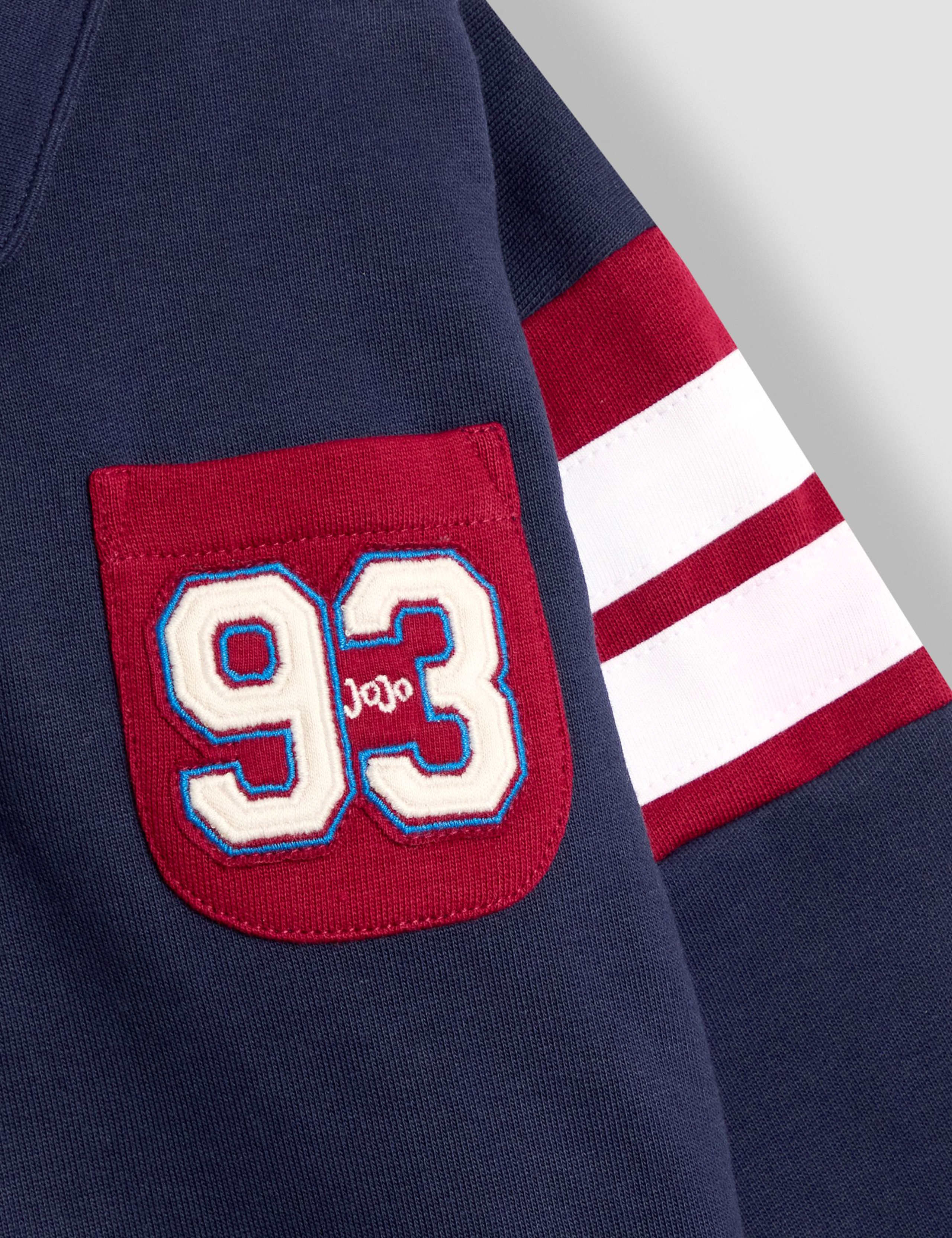 Cotton Rich Varsity Half Zip Sweatshirt (6 Mths-9 Yrs) 4 of 4
