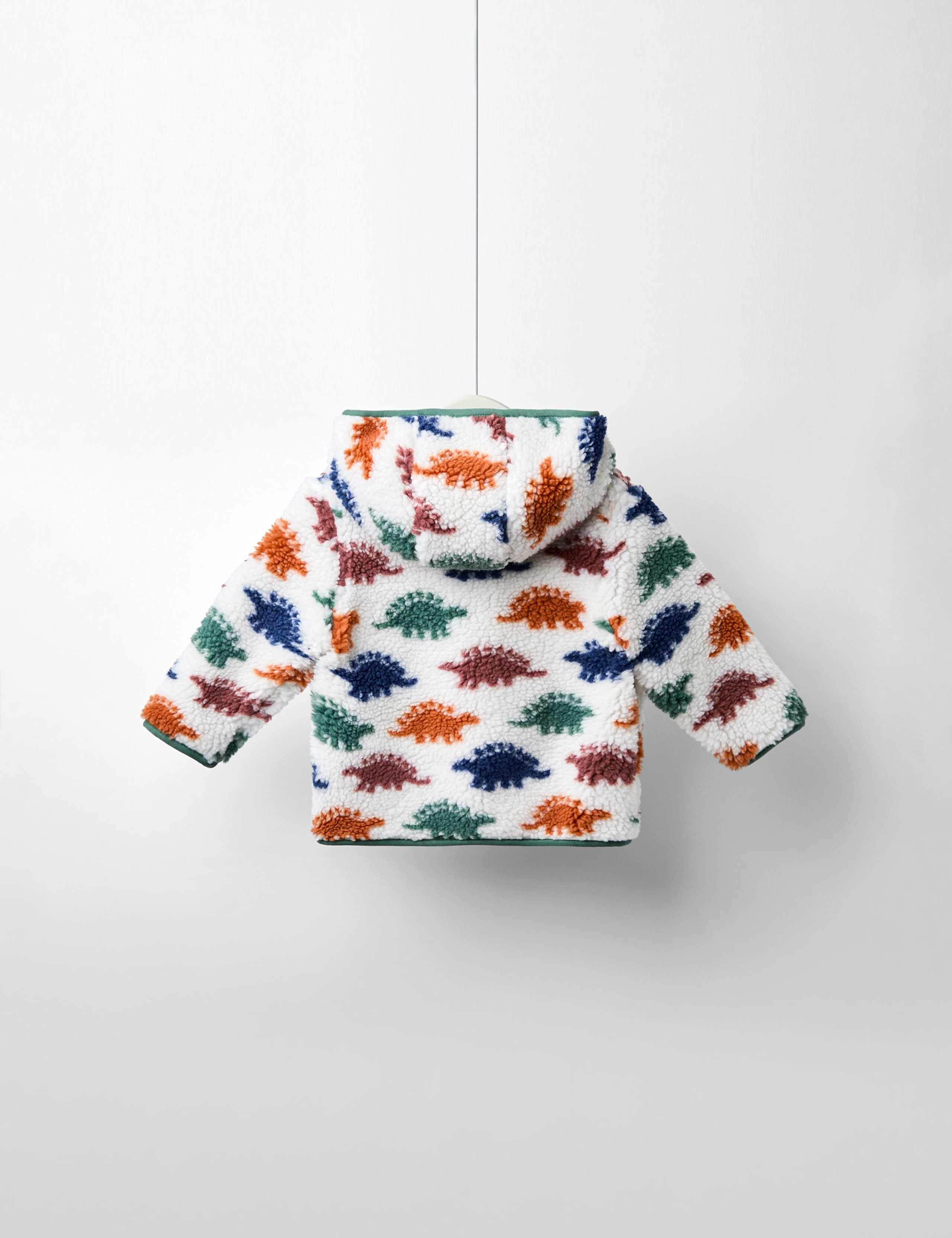 Stegosaurus Hooded Borg Jacket (6 Mths-7 Yrs) 3 of 5