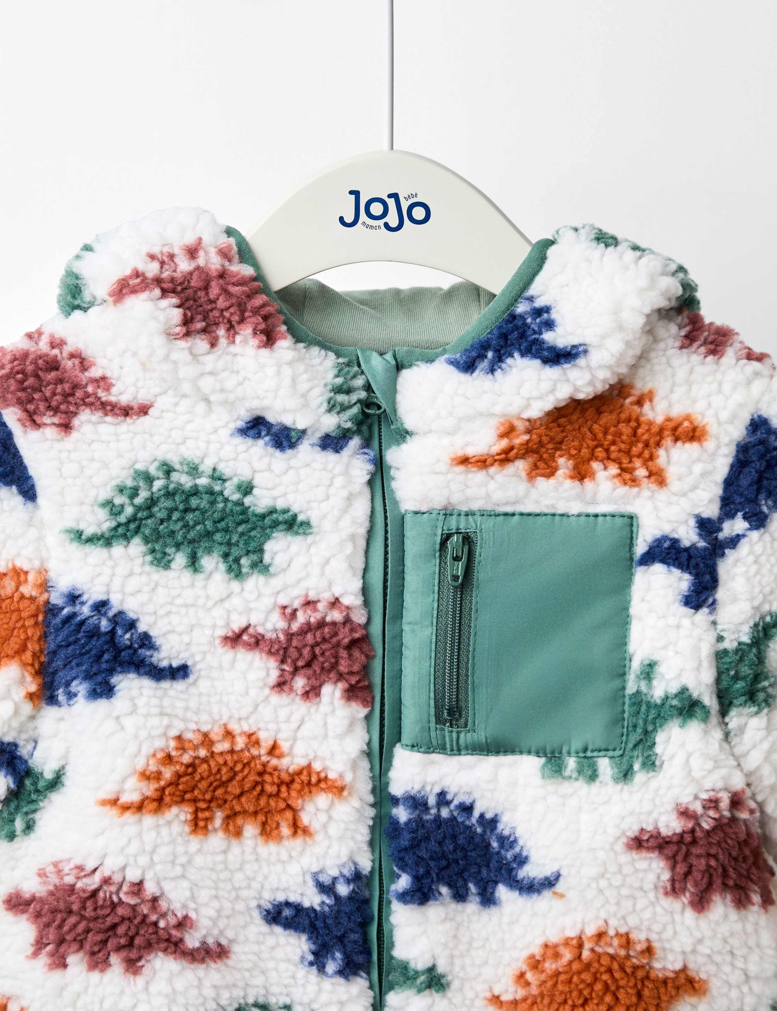 Stegosaurus Hooded Borg Jacket (6 Mths-7 Yrs) 4 of 5