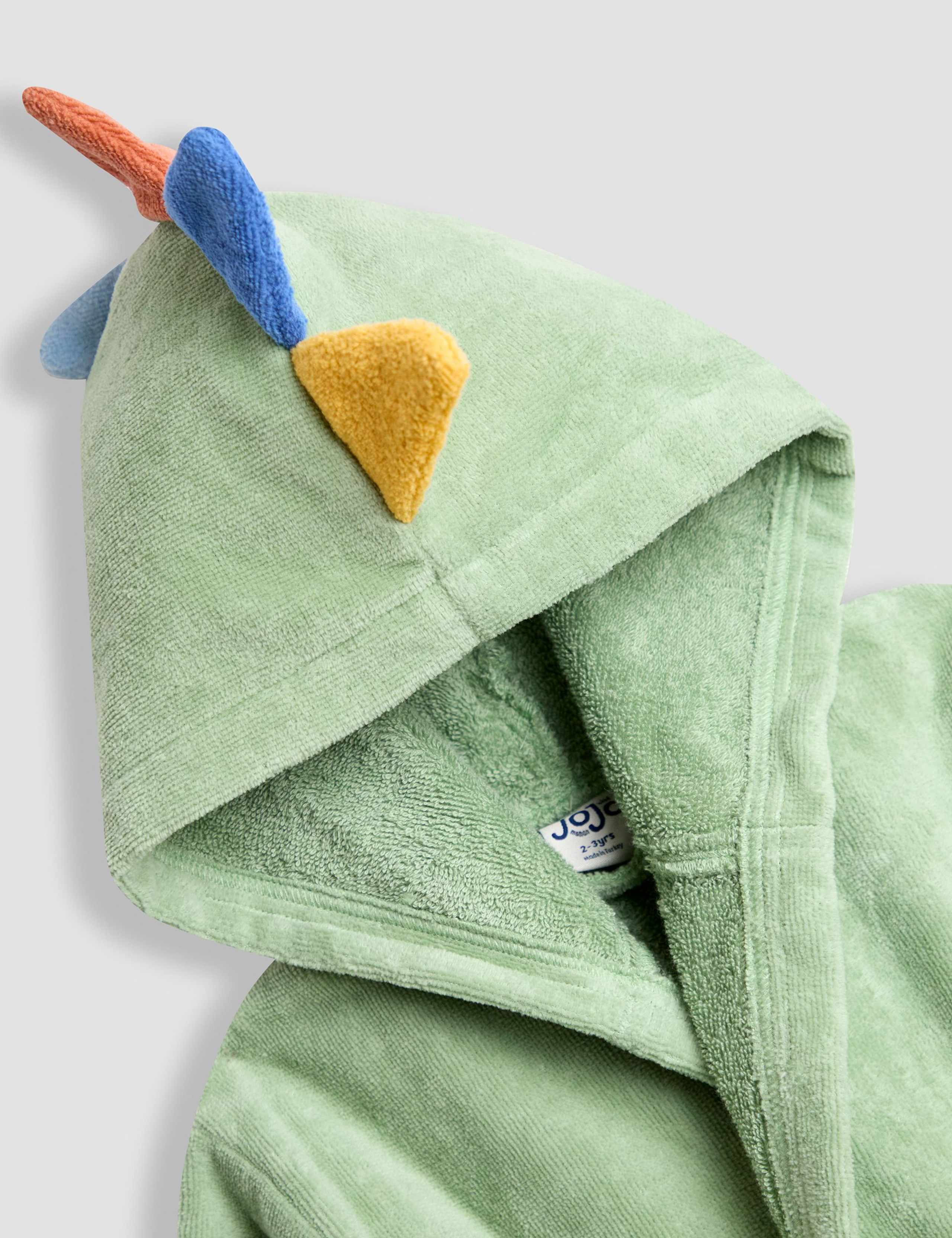Pure Cotton Towelling Robe (0 Mths-7 Yrs) 2 of 3