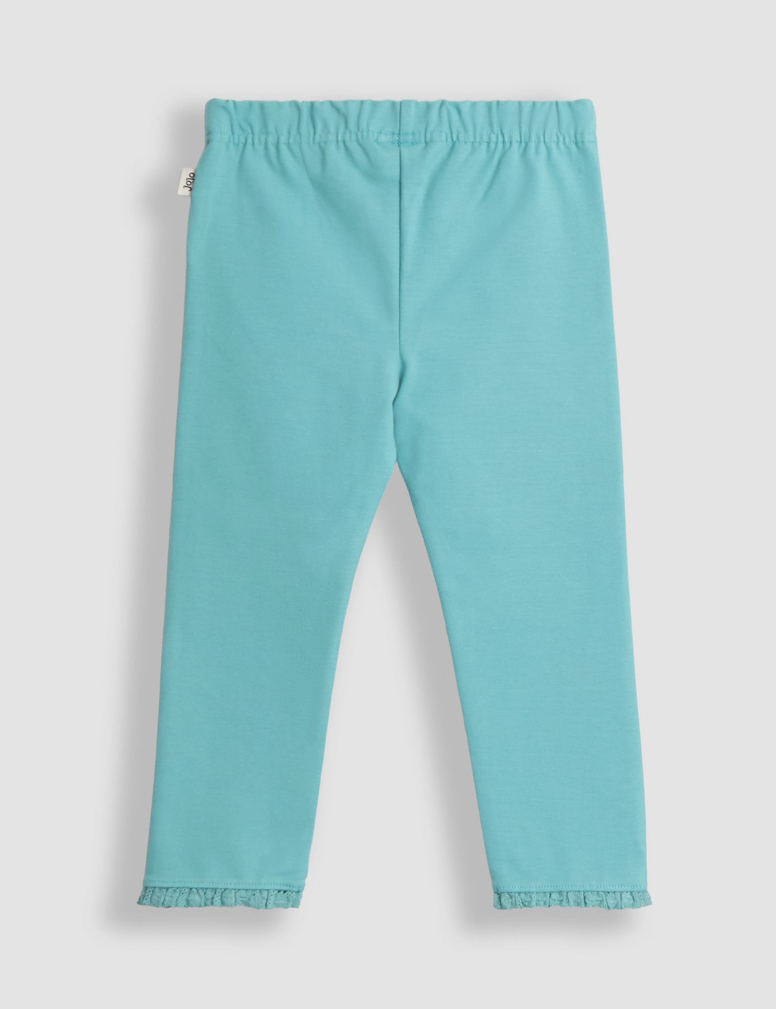 2 Pack Cotton Rich Printed Leggings (0-7 Yrs) 5 of 5