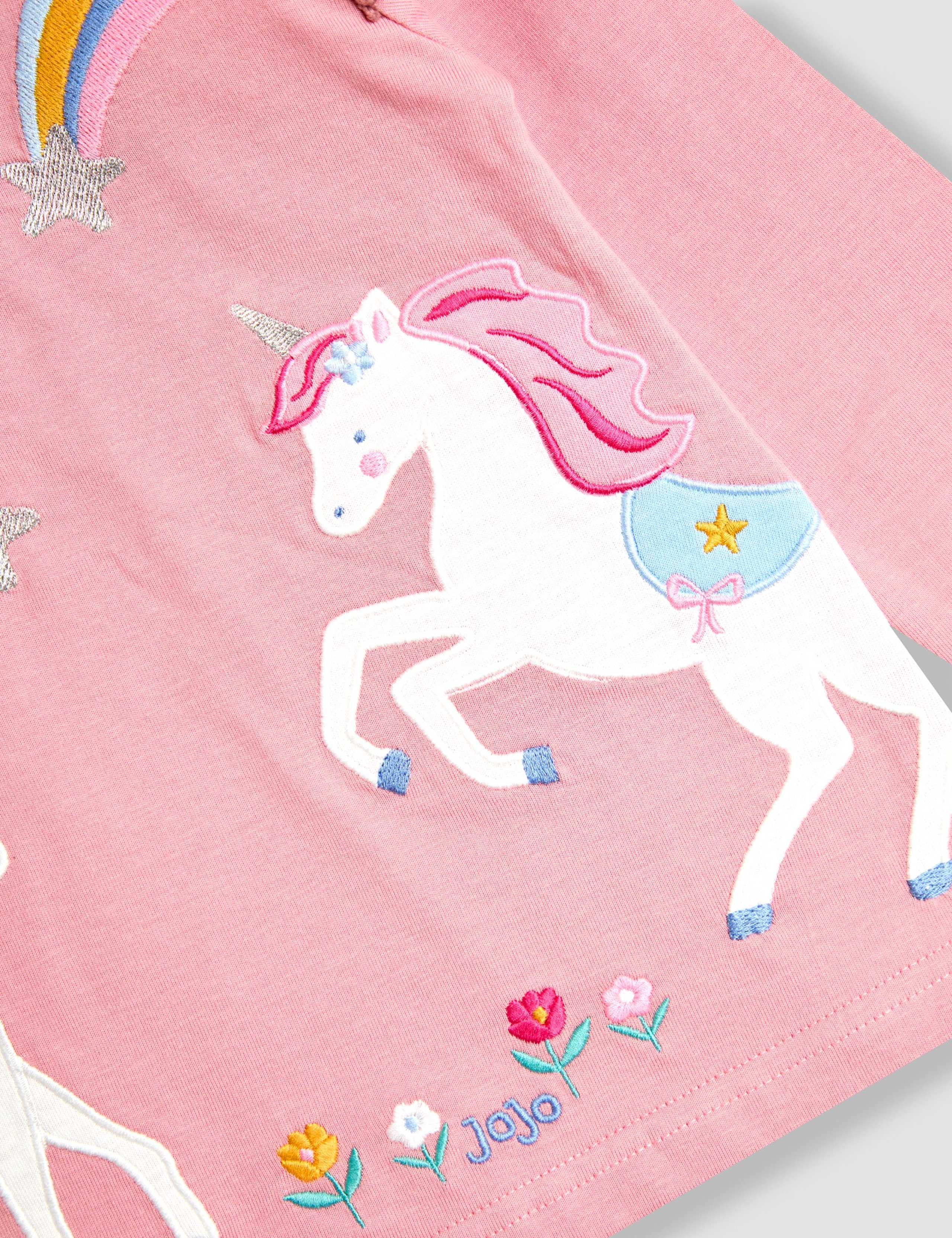 Pure Cotton Unicorn Top (6 Mths-7 Yrs) 4 of 4