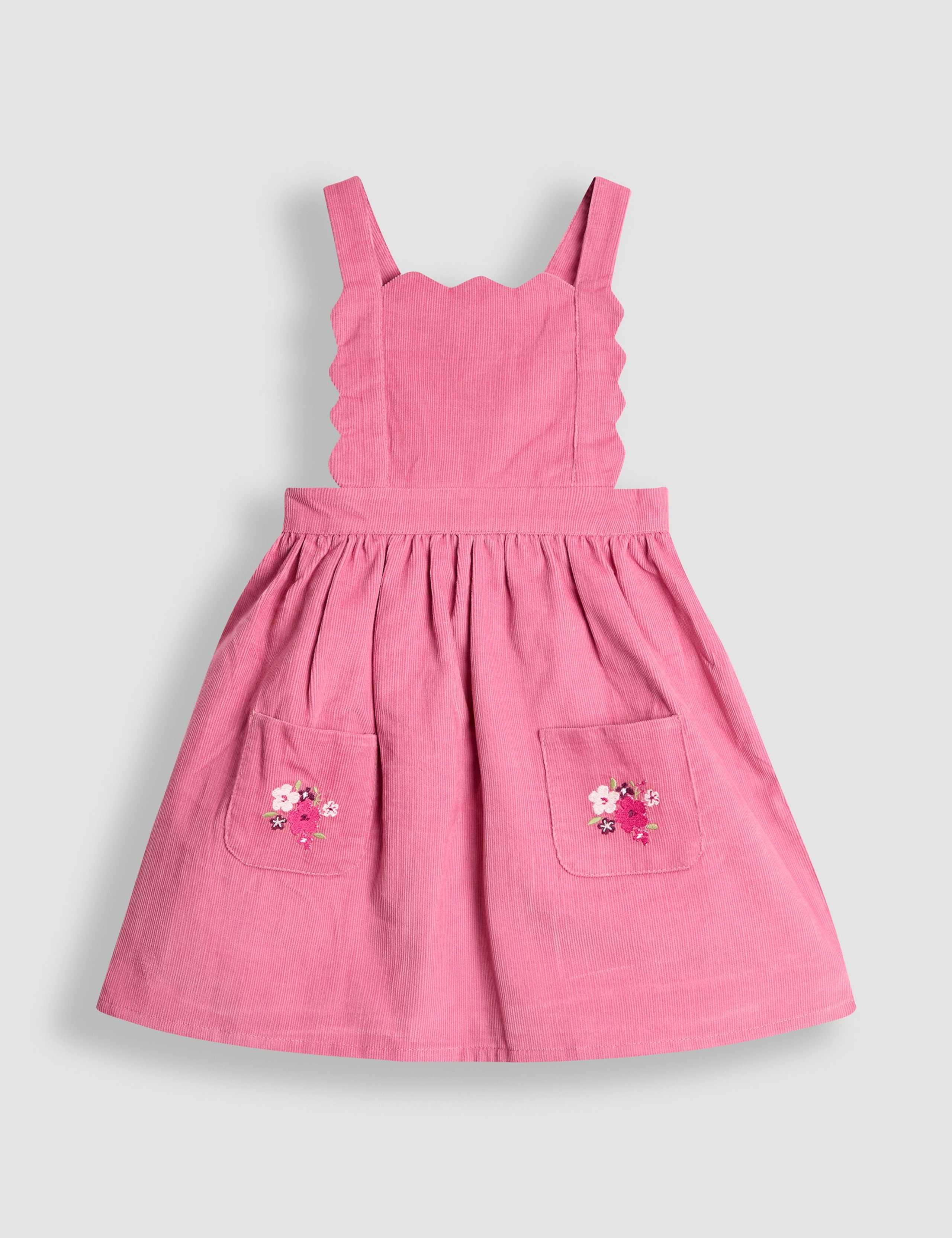 2pc Pure Cotton Embroidered Pinafore Outfit (6 Mths - 7 Yrs) 2 of 6