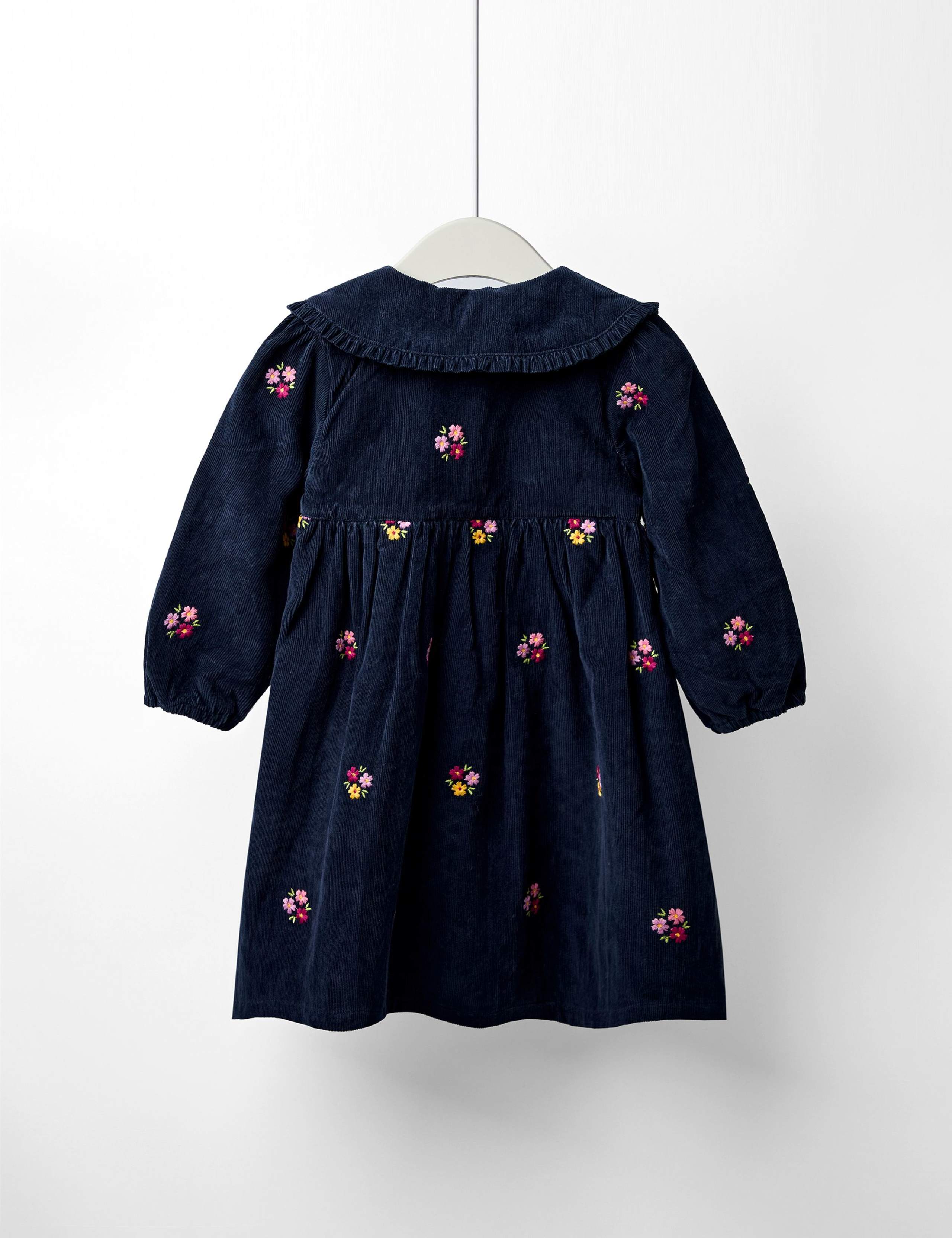 Pure Cotton Embroidered Dress (12 Mths - 9 Yrs) 2 of 4