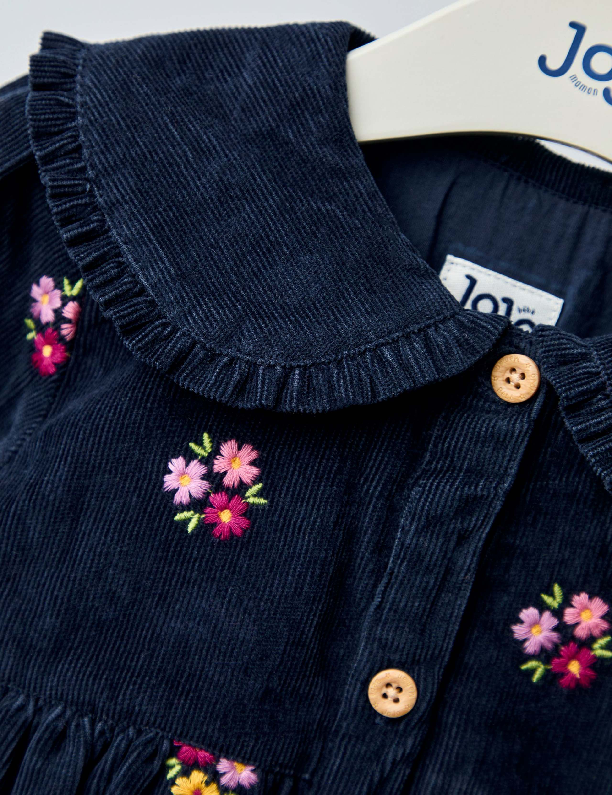 Pure Cotton Embroidered Dress (12 Mths - 9 Yrs) 4 of 4