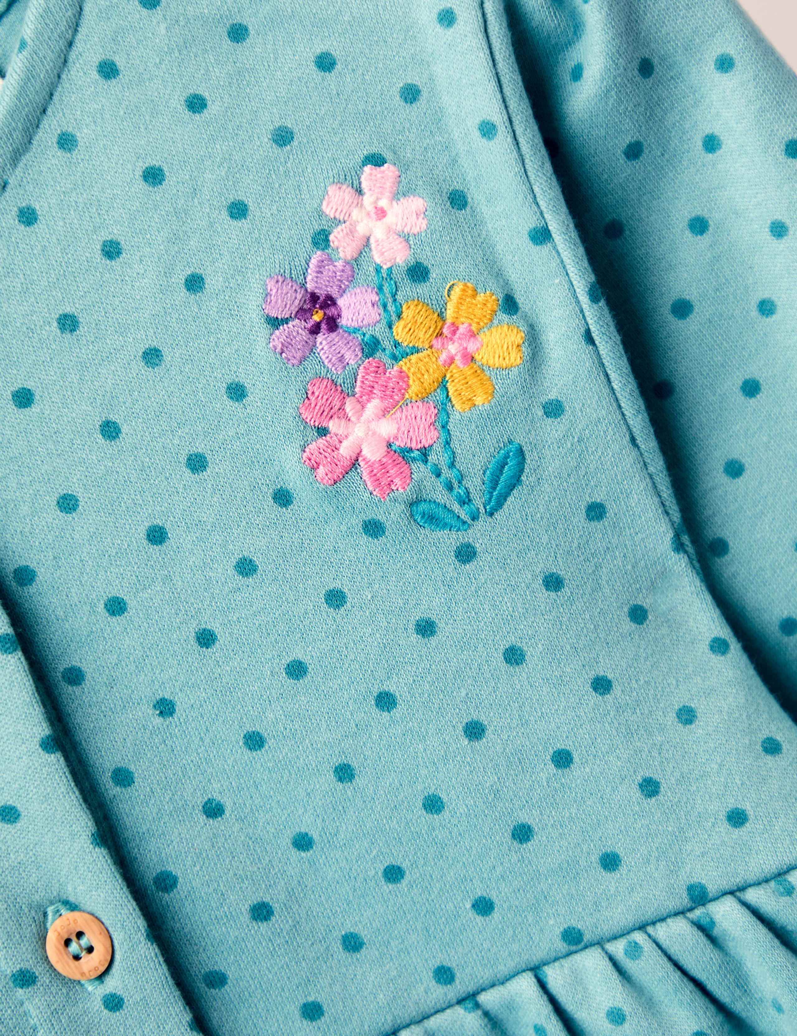Pure Cotton Bird Appliqué Dress (6 Mths - 7 Yrs) 3 of 4