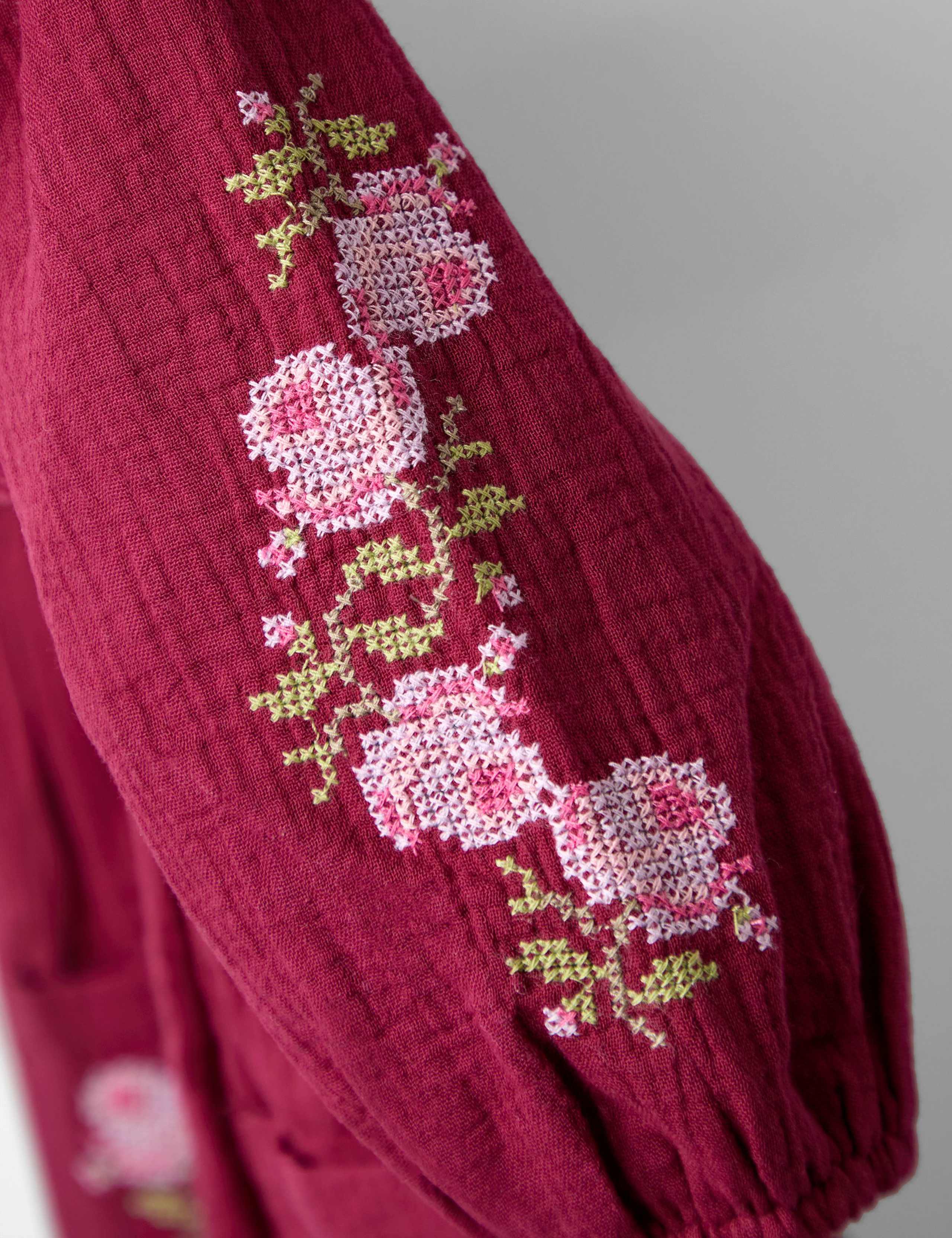 Pure Cotton Frill Dress (6 Mths - 7 Yrs) 4 of 5