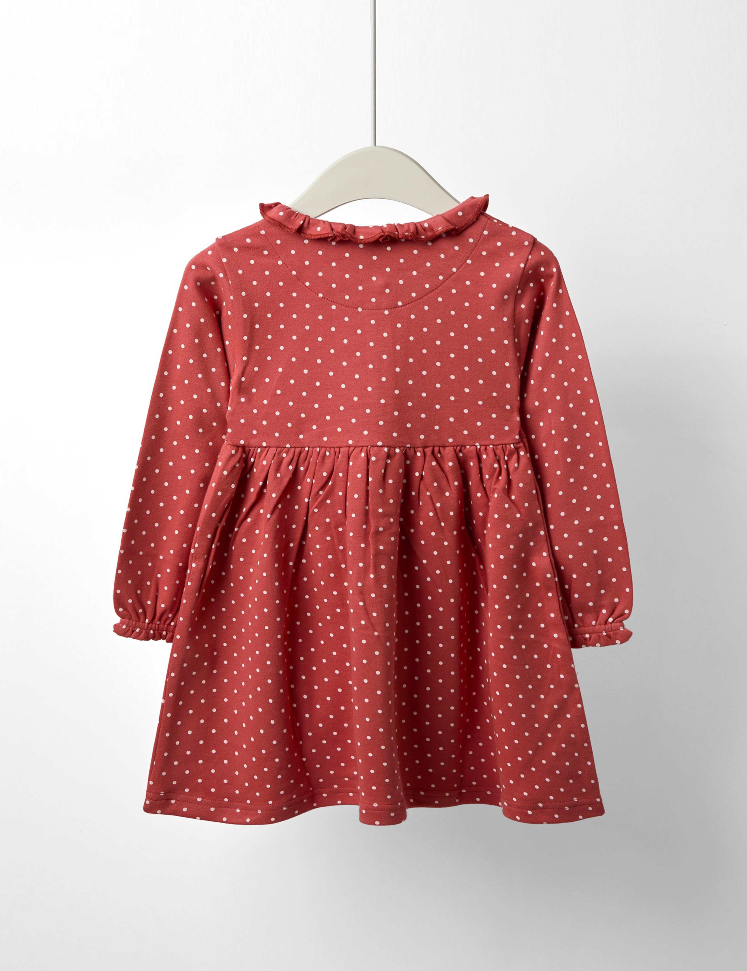 Pure Cotton Hedgehog Appliqué Dress (12 Mths - 7 Yrs) 2 of 4