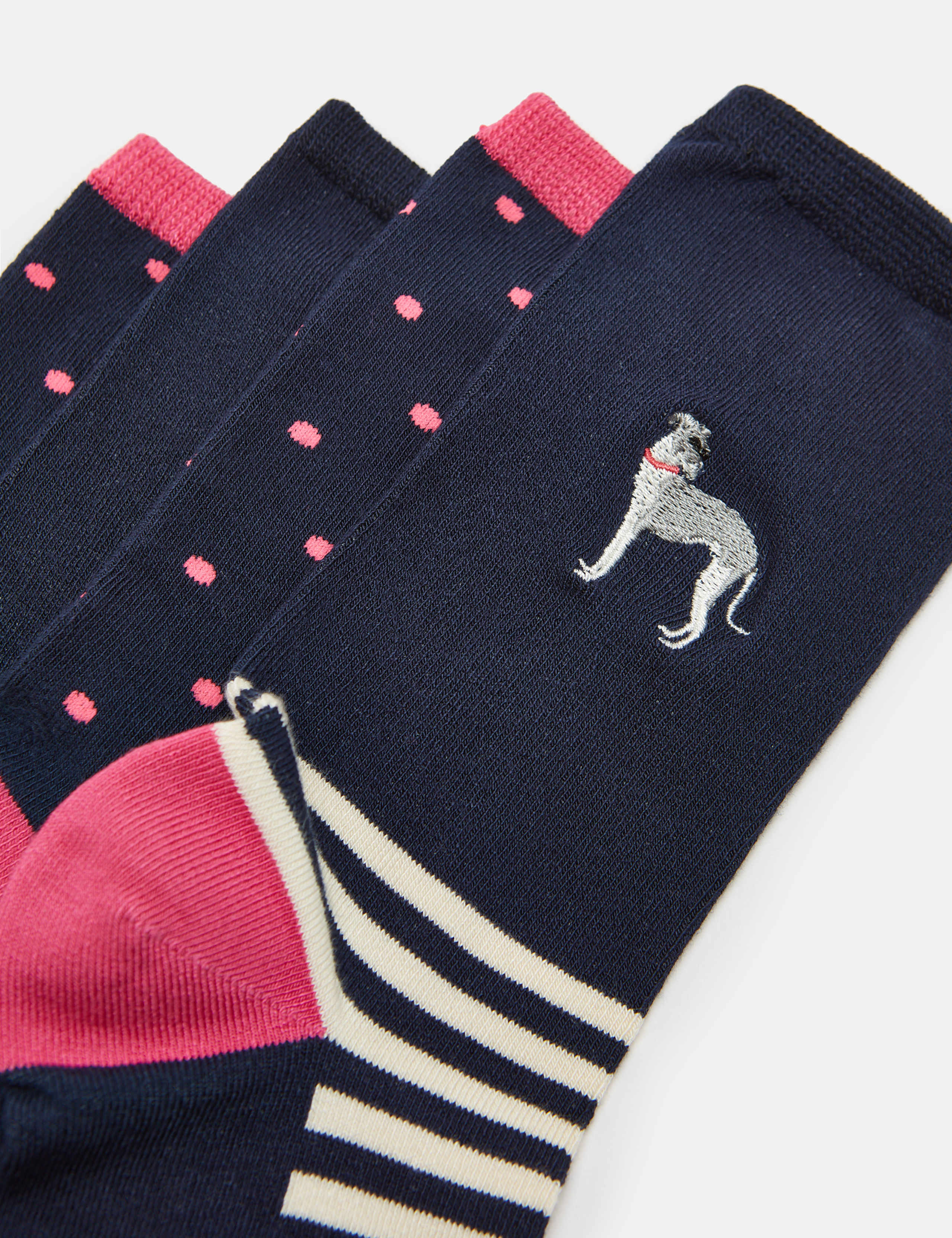 2pk Spot & Dog Ankle High Socks 2 of 3