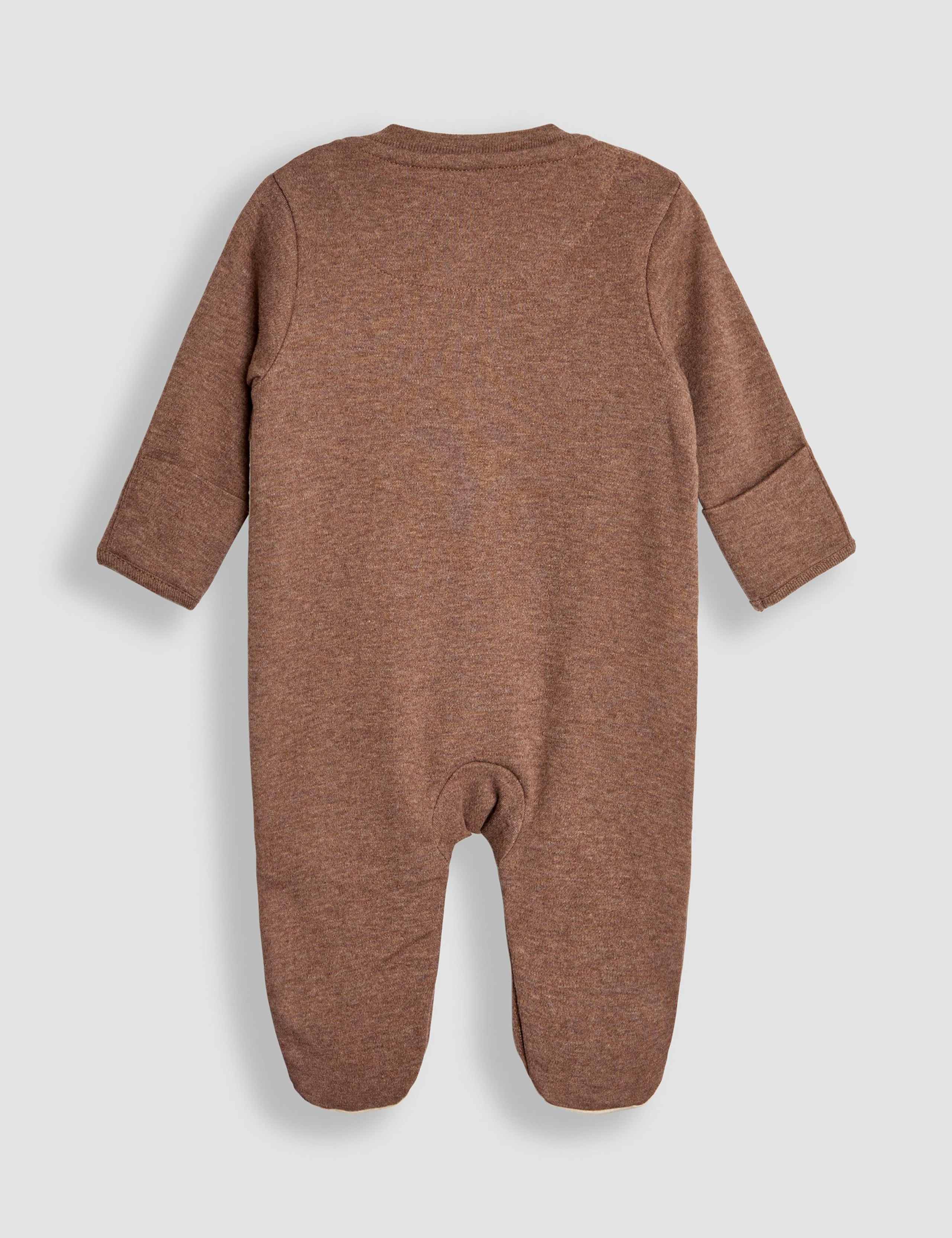 Pure Cotton Woodland Friends Sleepsuit (0-18 Mths) 3 of 4