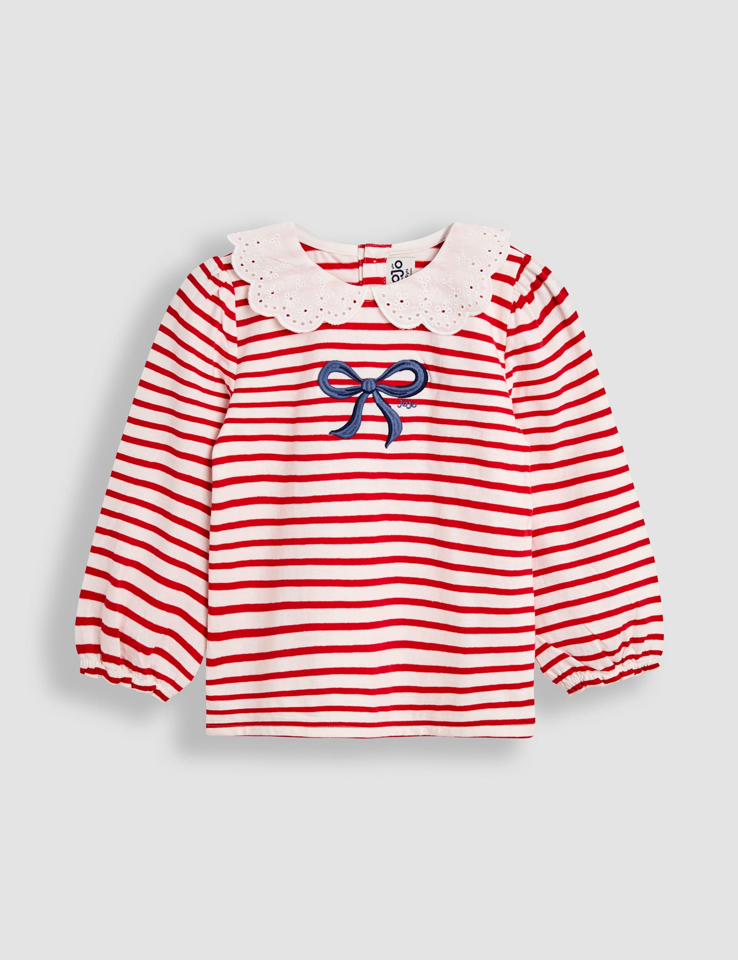 Pure Cotton Bow Top (3-9 Yrs) 1 of 3