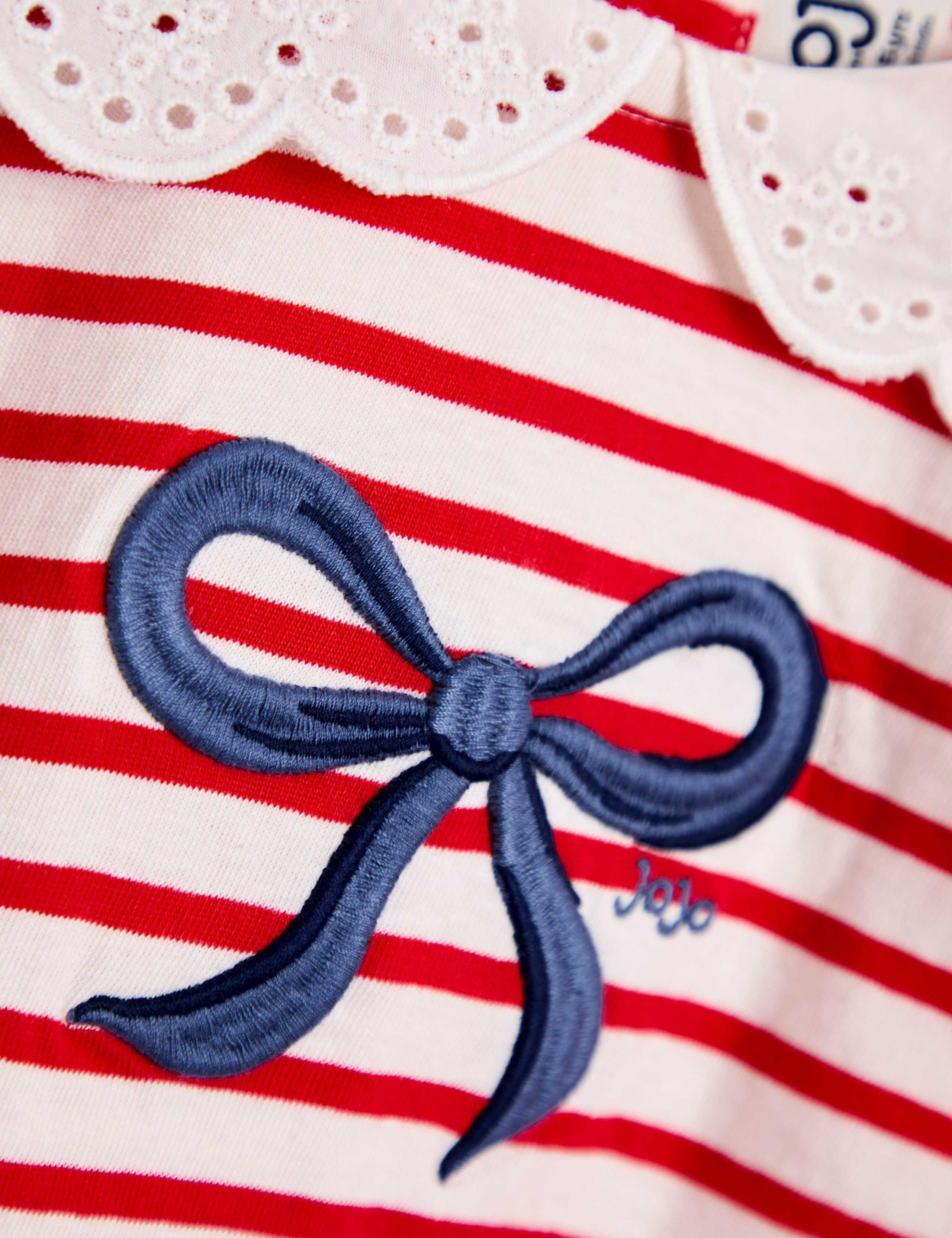 Pure Cotton Bow Top (3-9 Yrs) 3 of 3