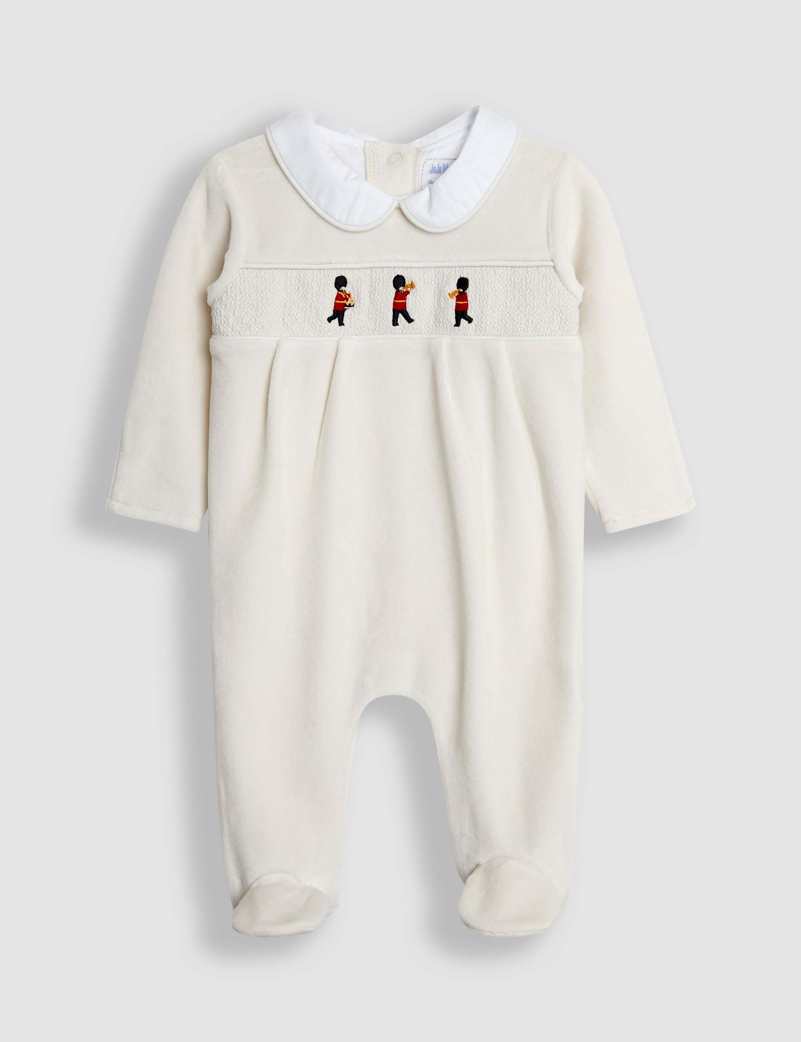 Cotton Rich Patterned All in One (0-18 Mths) 1 of 3