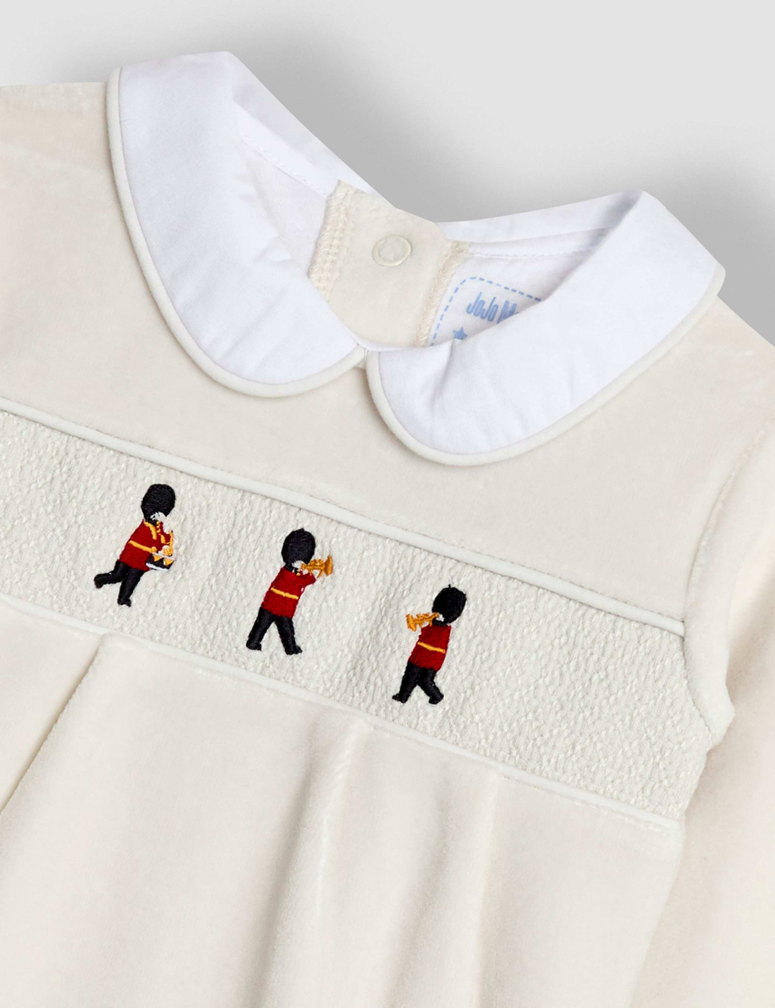 Cotton Rich Patterned All in One (0-18 Mths) 3 of 3