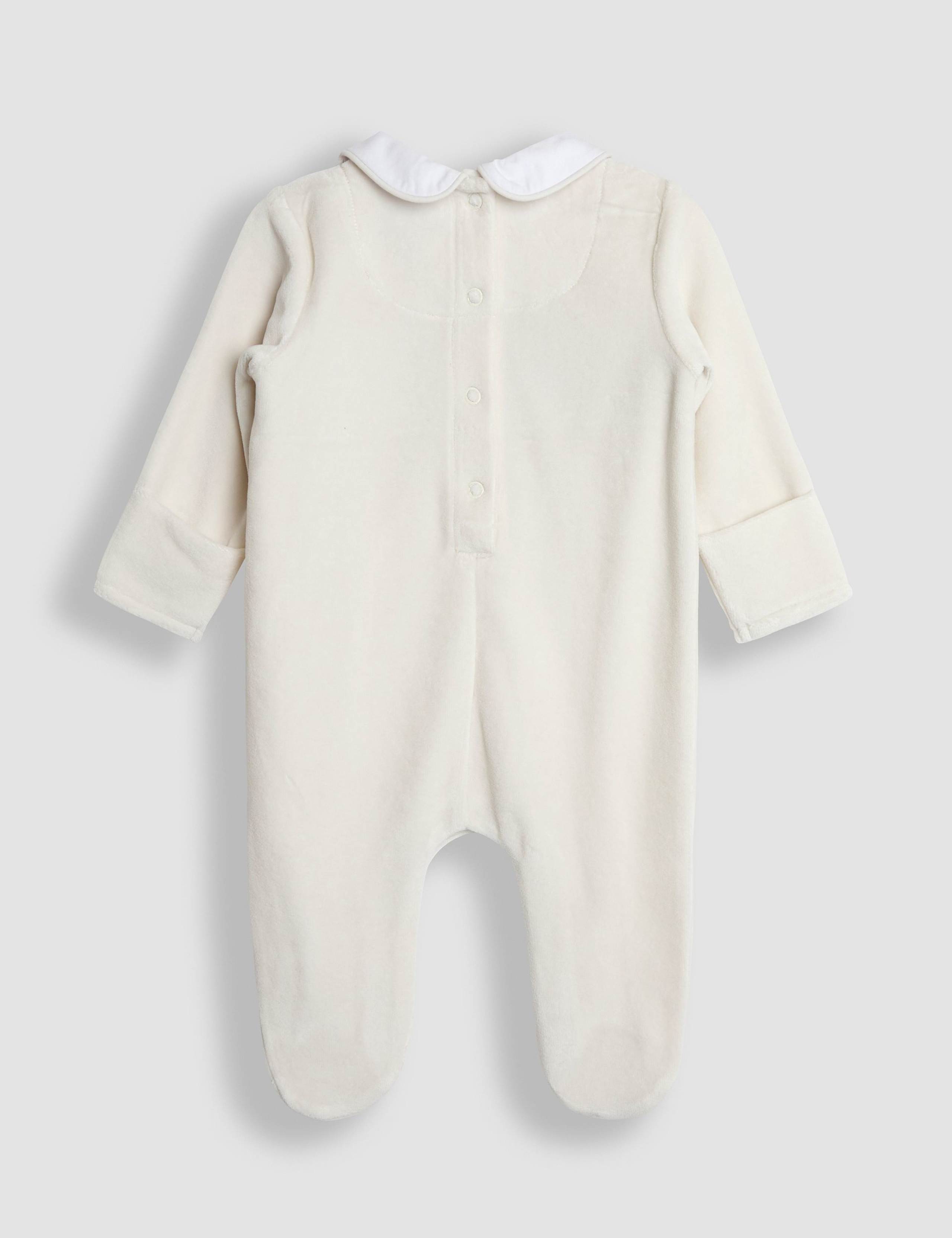 Cotton Rich Patterned All in One (0-18 Mths) 2 of 3