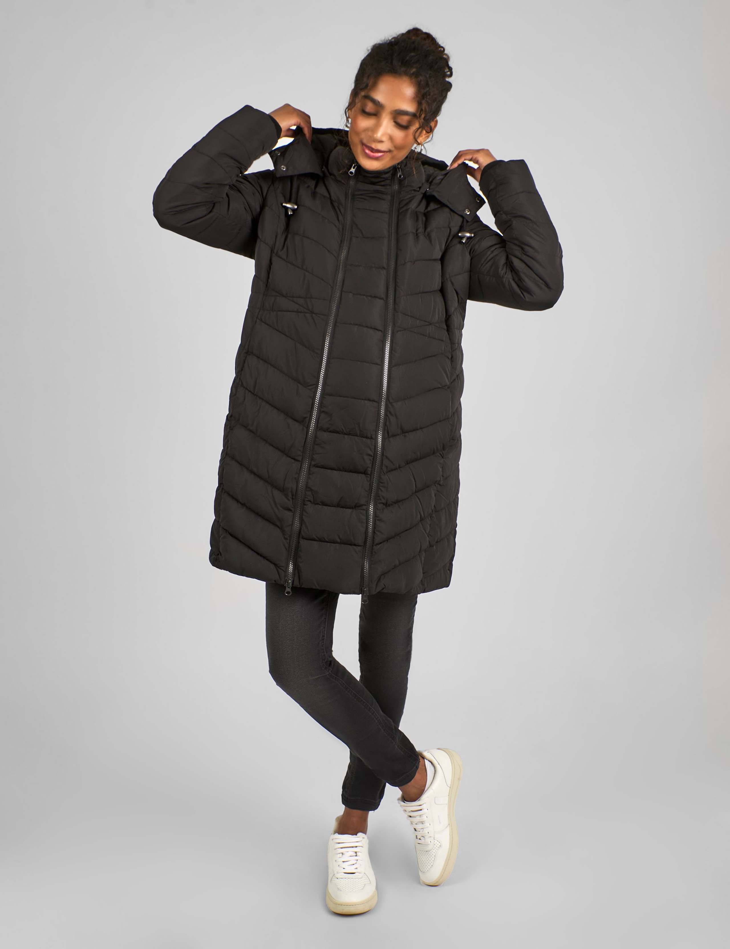 Maternity 2-in-1 Longline Puffer Coat 2 of 5