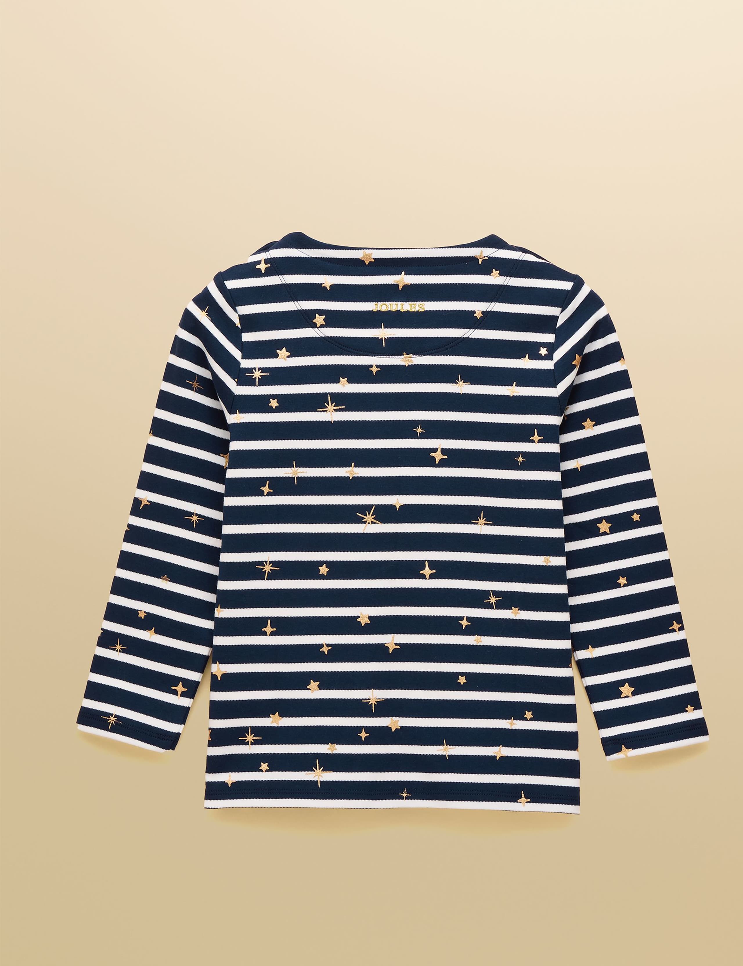 Pure Cotton Striped Button Detail top (1-12yrs) 3 of 5