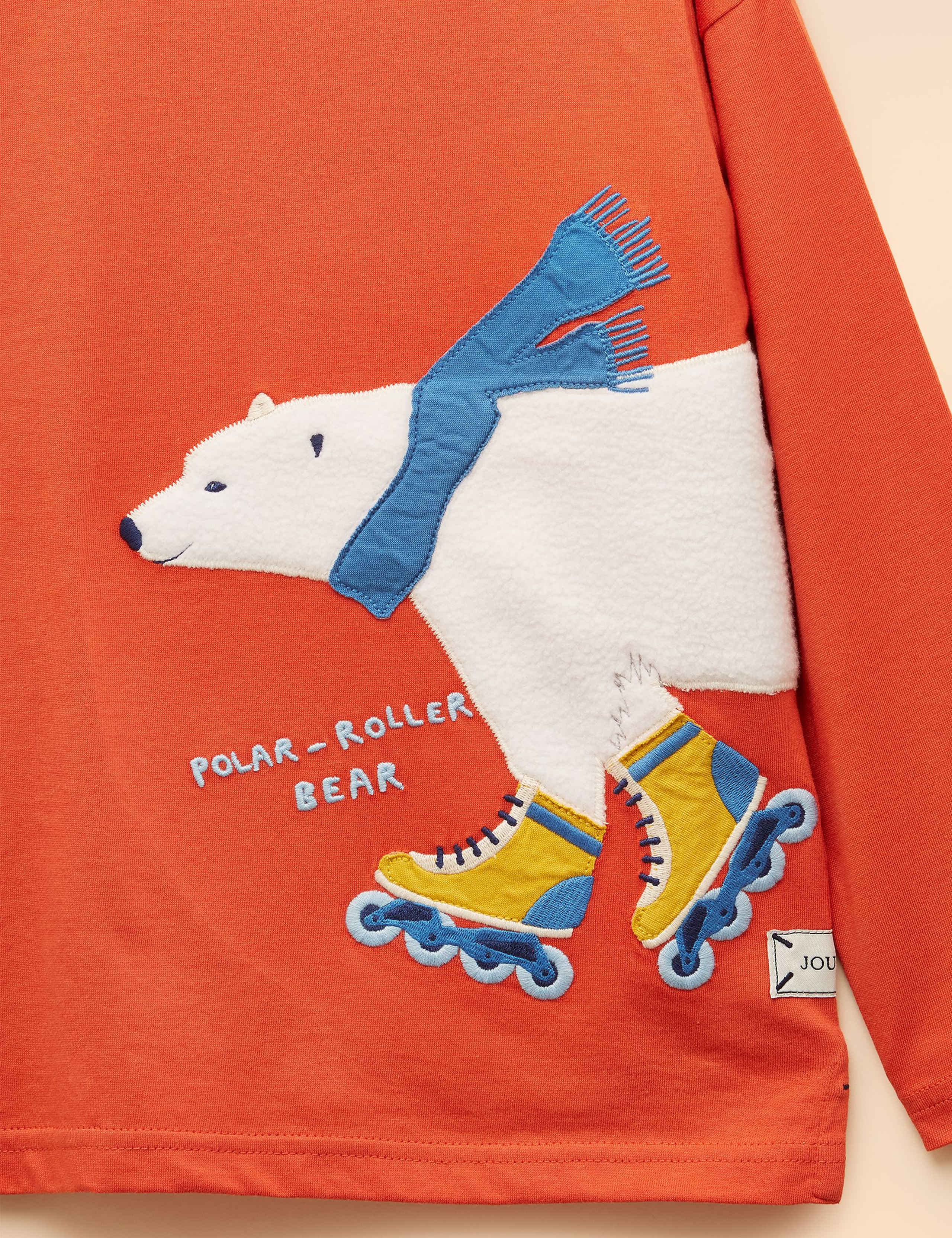 Pure Cotton Polar Roller Bear Graphic Top (1-10 Yrs) 3 of 4