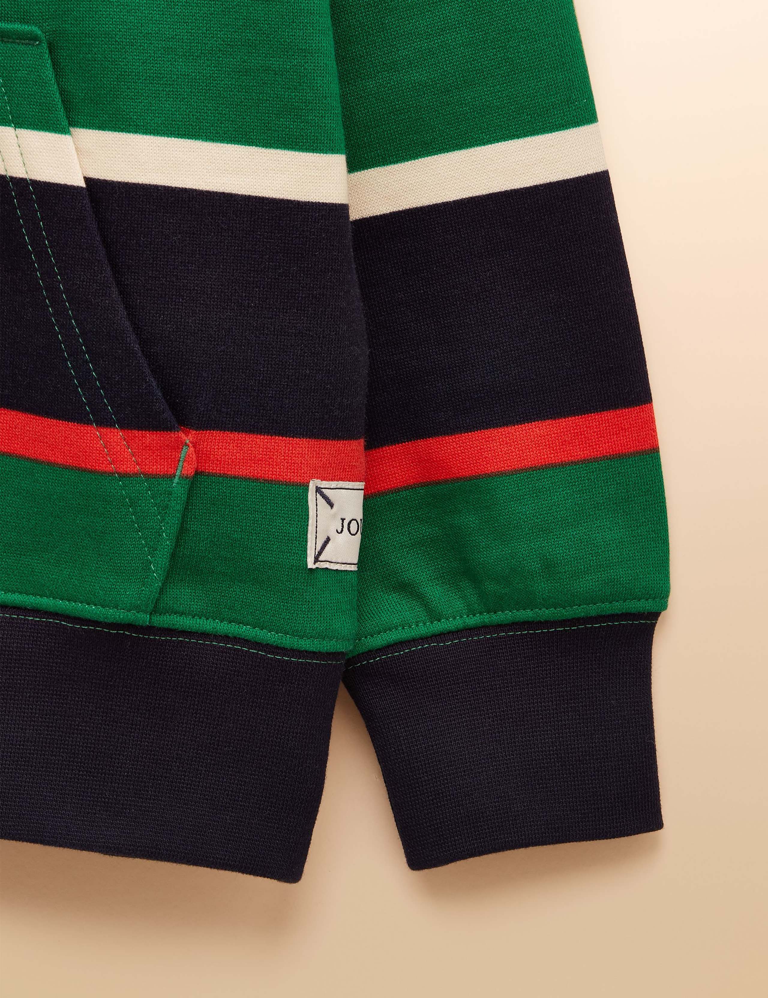 Pure Cotton Colour Block Half Zip Sweatshirt (2-11 Yrs) 3 of 4