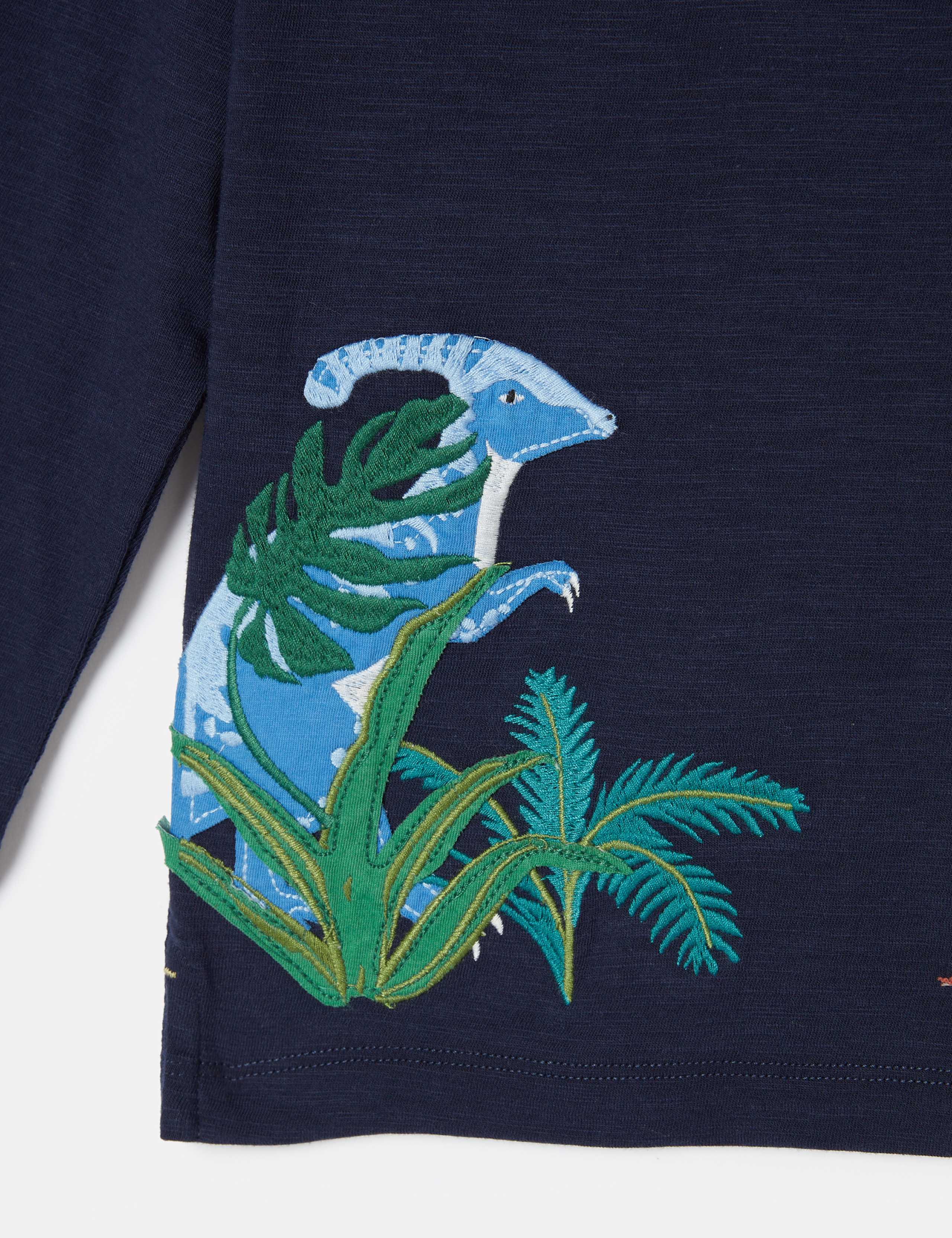 Pure Cotton Dinosaur Top (2-9 Yrs) 4 of 4