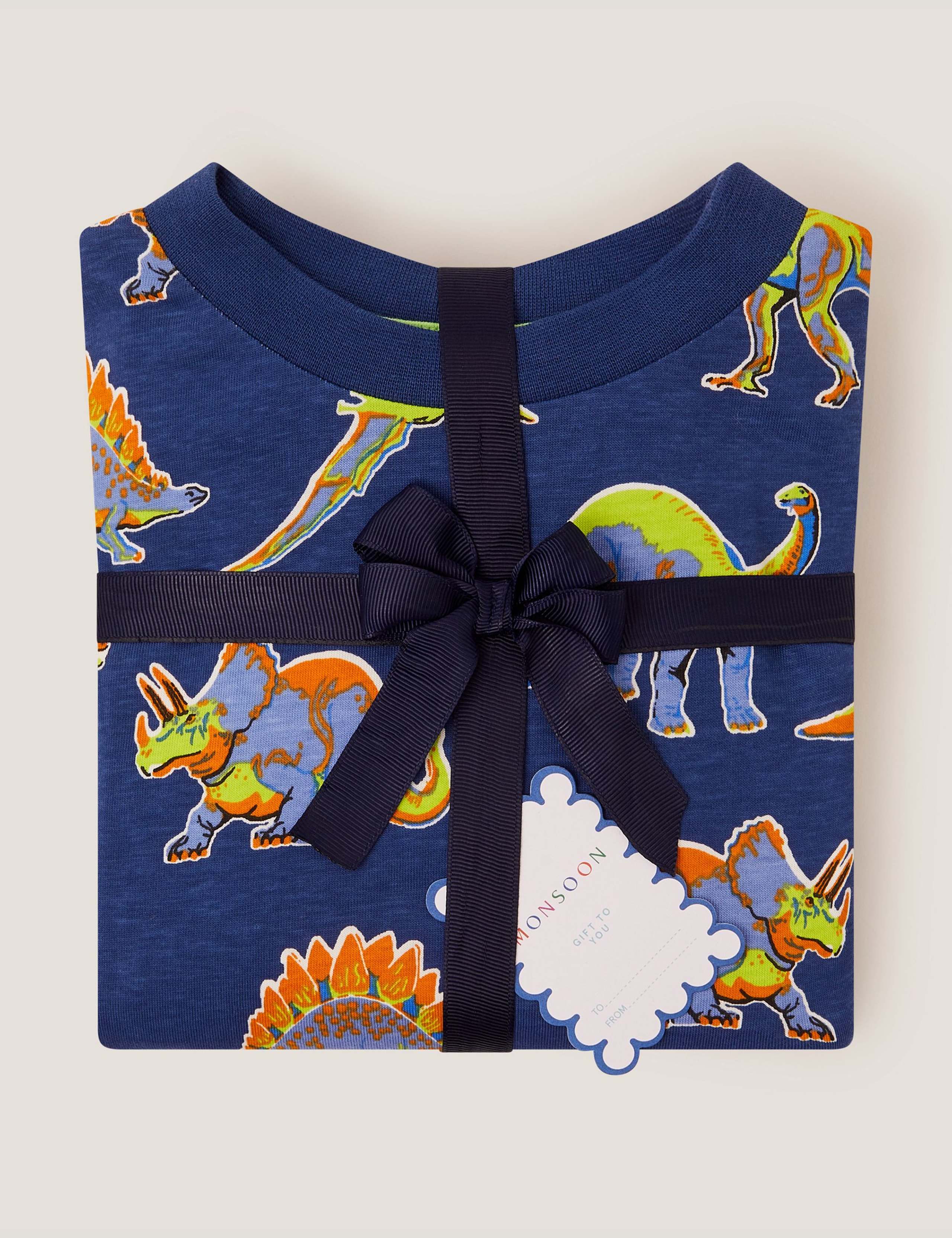 Pure Cotton Patterned Pyjama Set (2-10 Yrs) 3 of 4