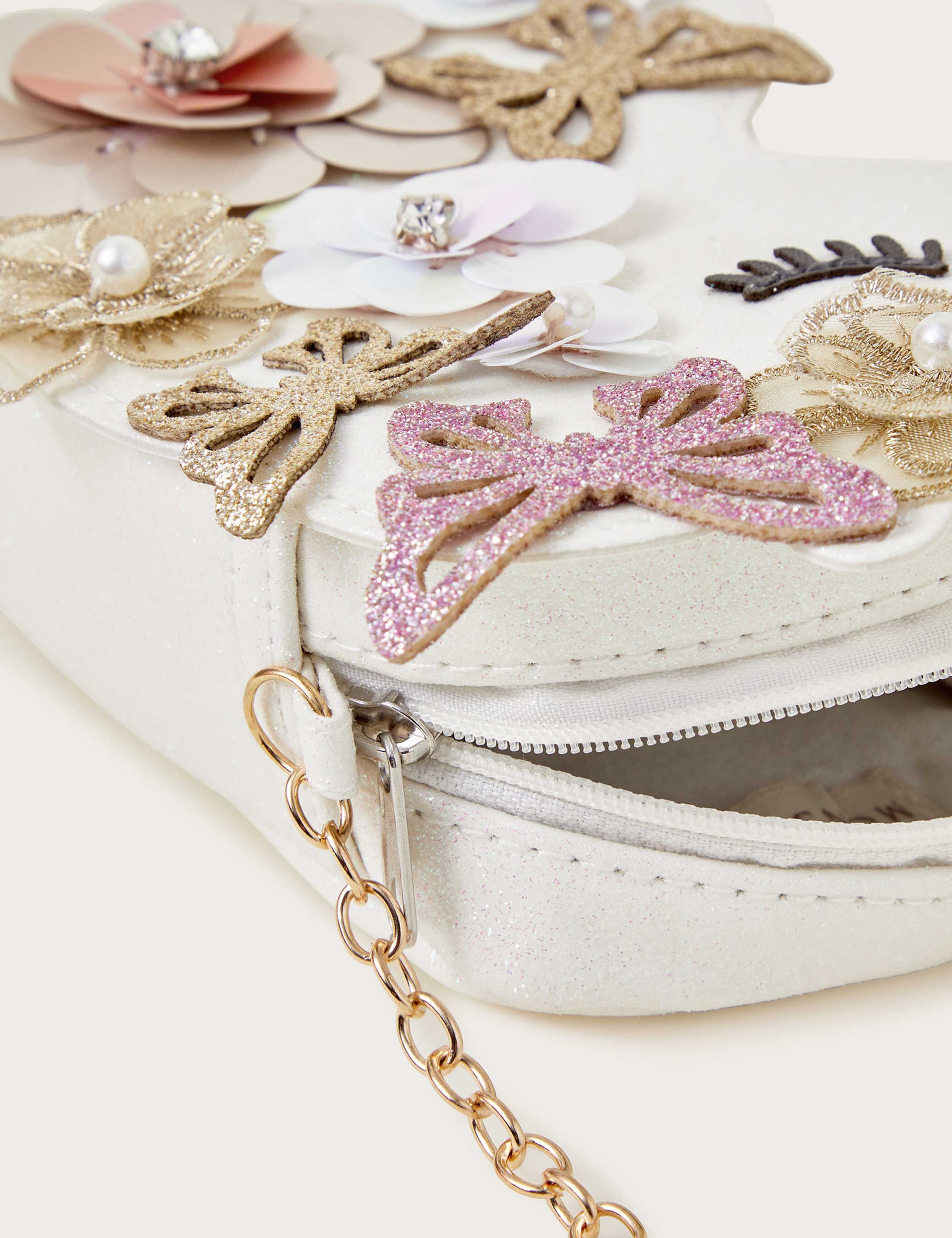 Kids' Sequin Floral Unicorn Bag 3 of 4
