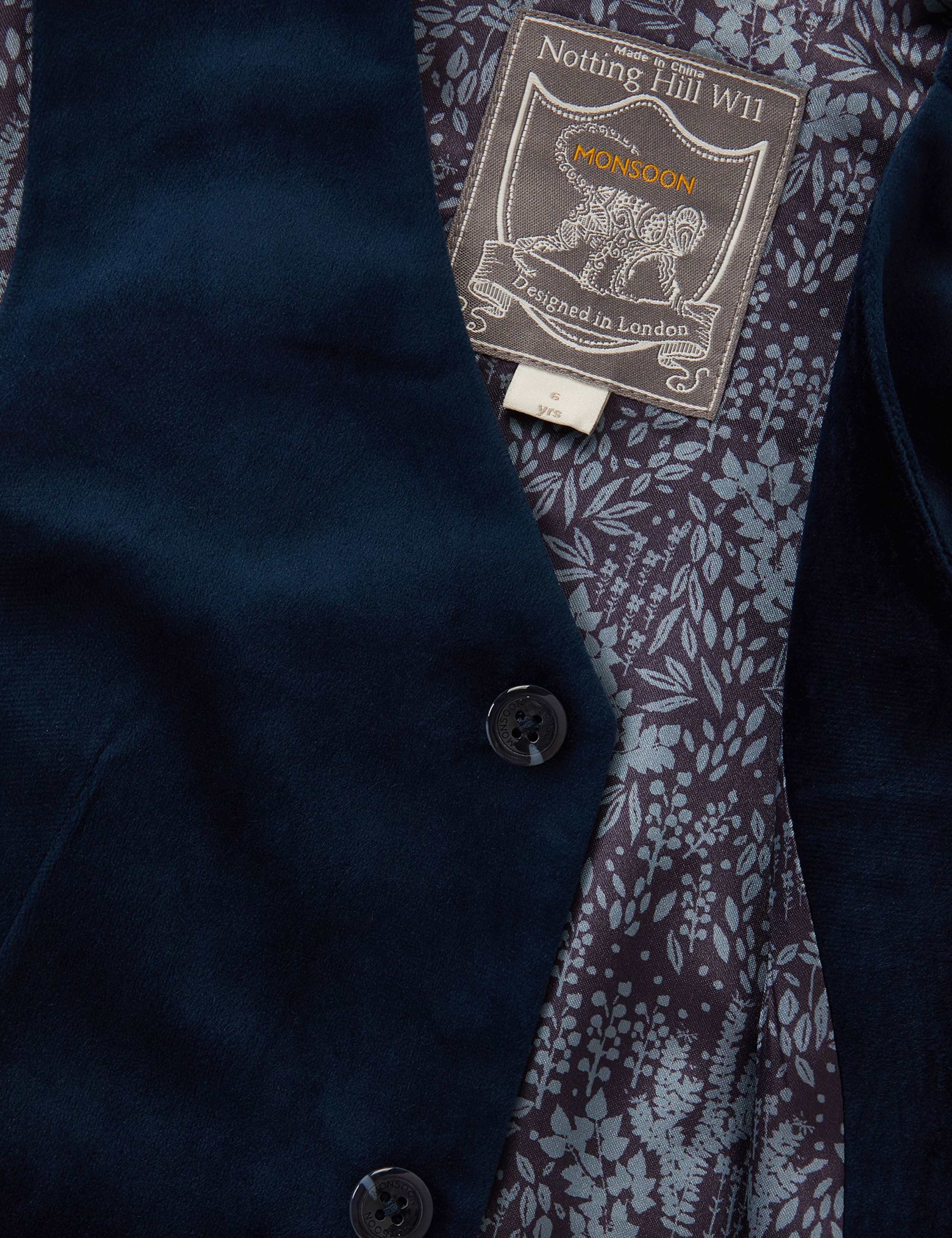 Velvet Waistcoat (18 Mths - 12 Yrs) 3 of 3