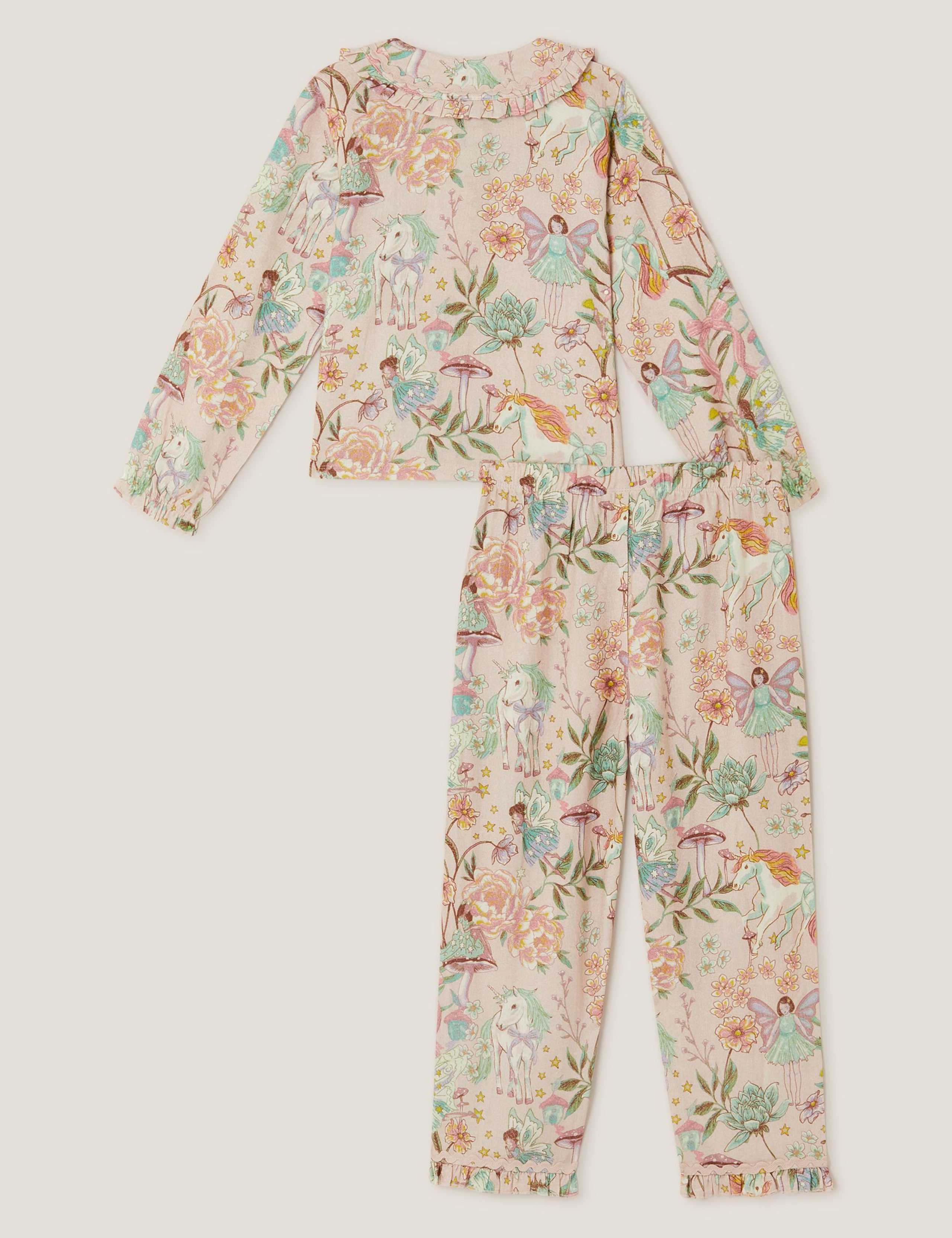Pure Cotton Unicorn Pyjamas (2-10 Yrs) 2 of 4