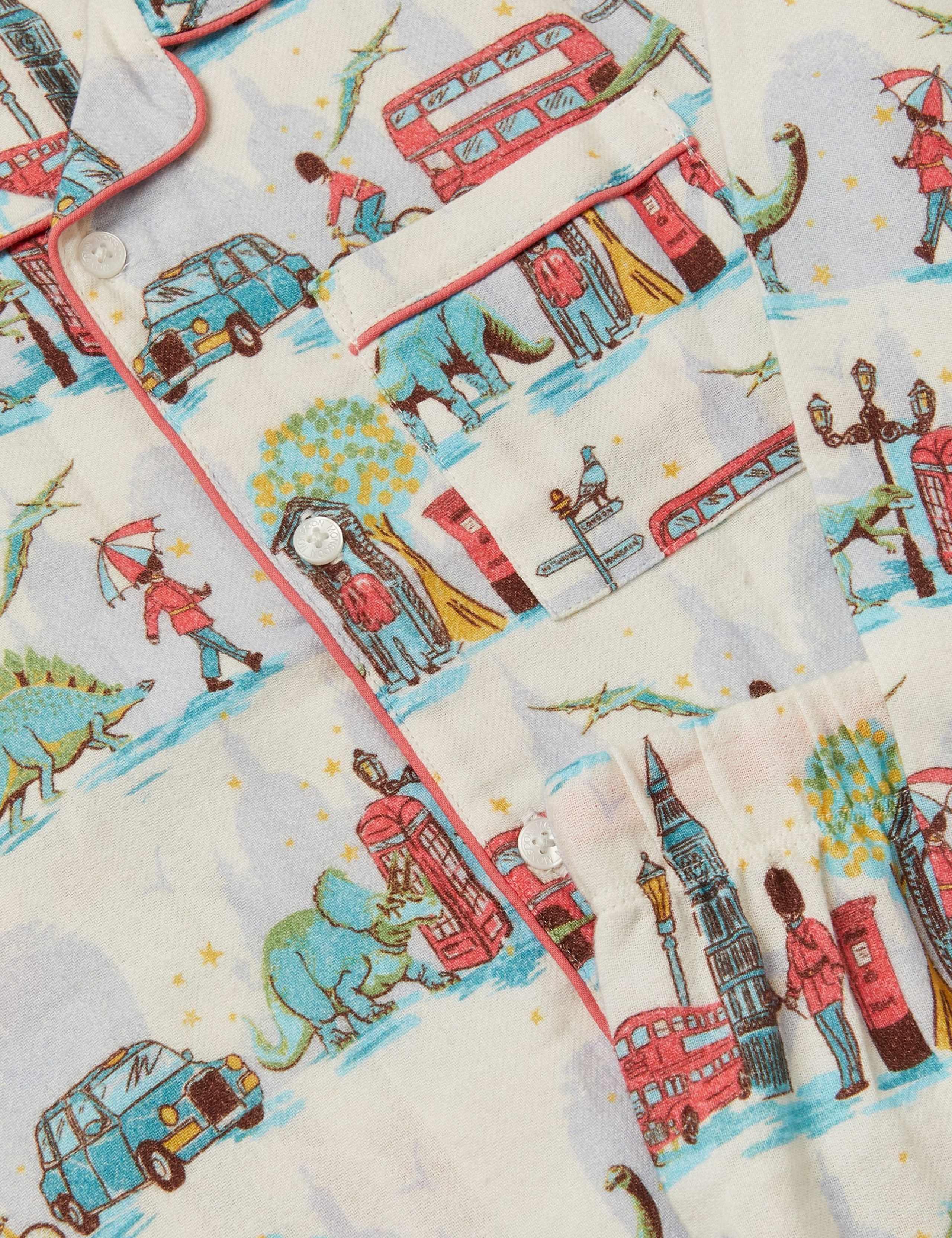 Pure Cotton London Print Pyjamas (3-13 Yrs) 4 of 4