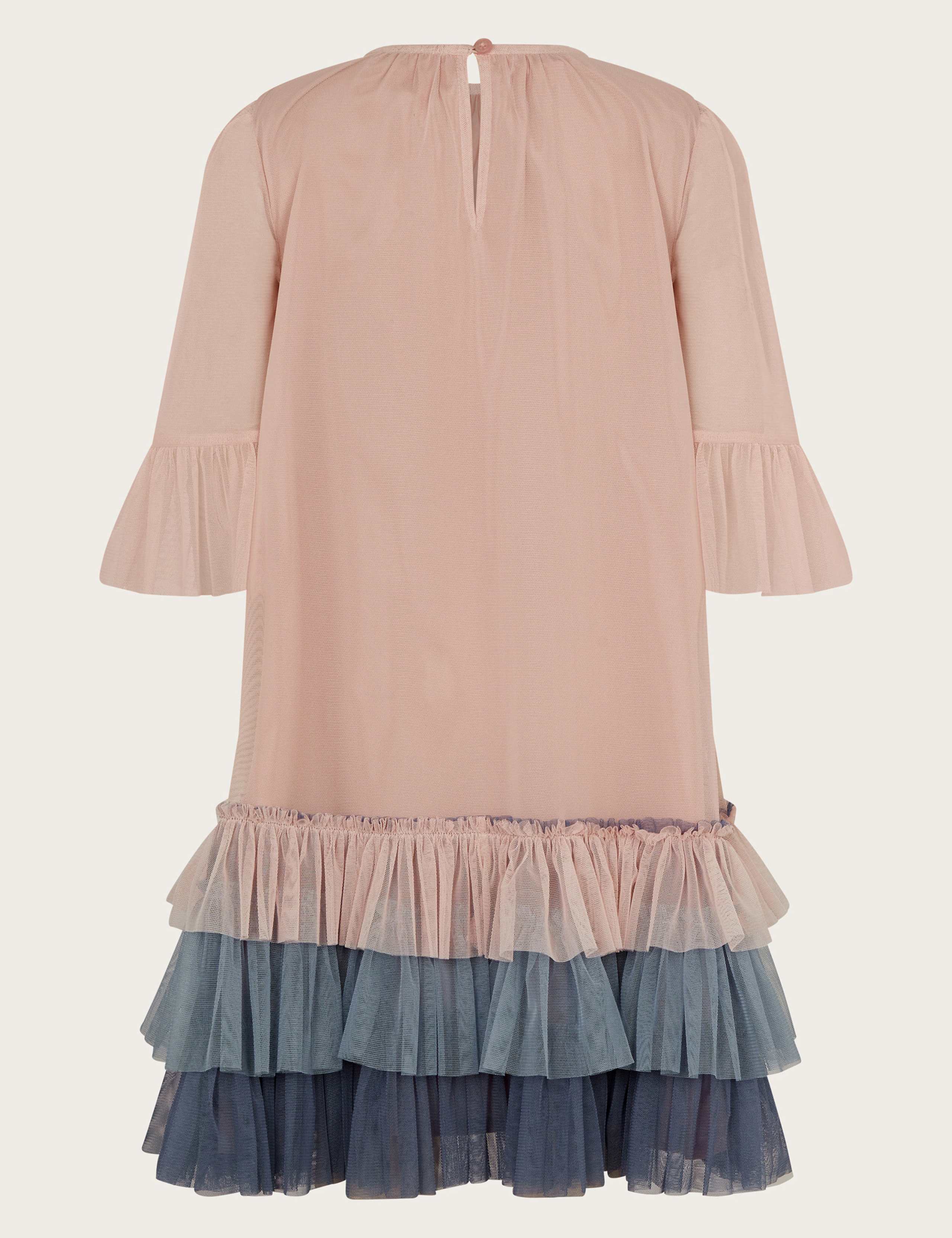 Floral Embellished Mesh Occasion Dress (3-15 Yrs) 2 of 3