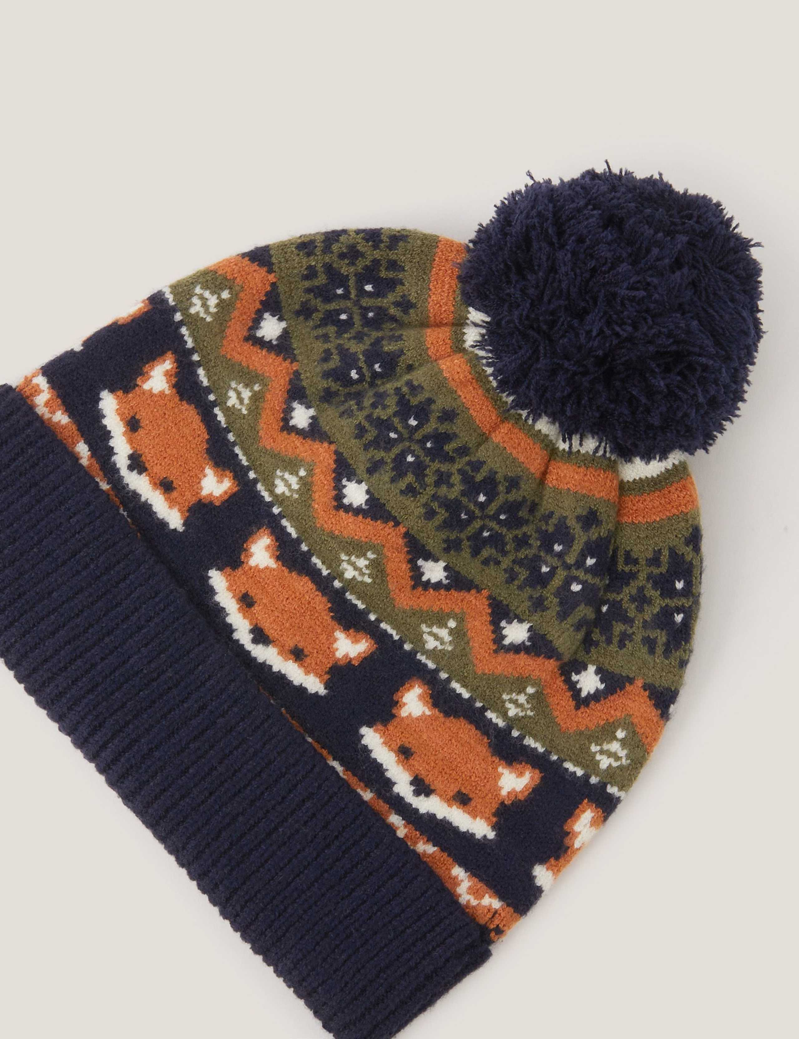 Kids' Fox Winter Hat (3-10 Yrs) 2 of 2