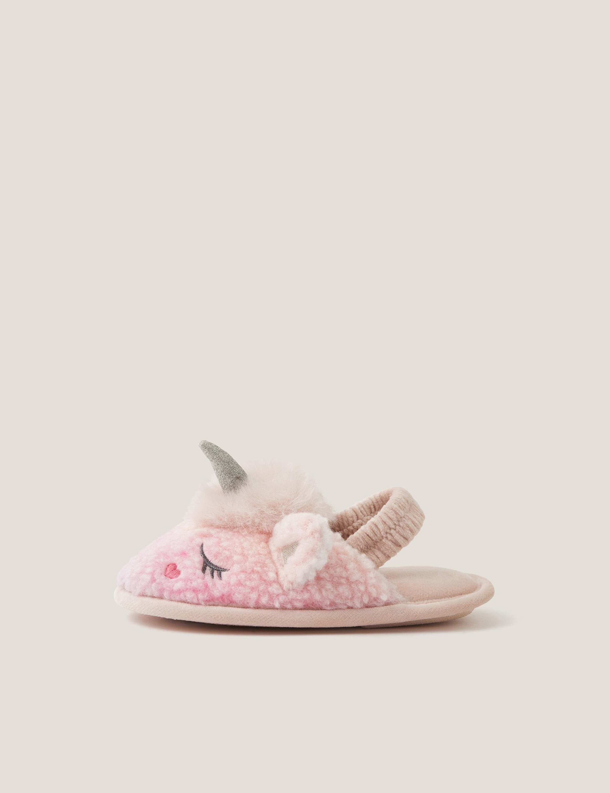Kids' Borg Unicorn Slippers (9 Small - 12 Small) 2 of 3