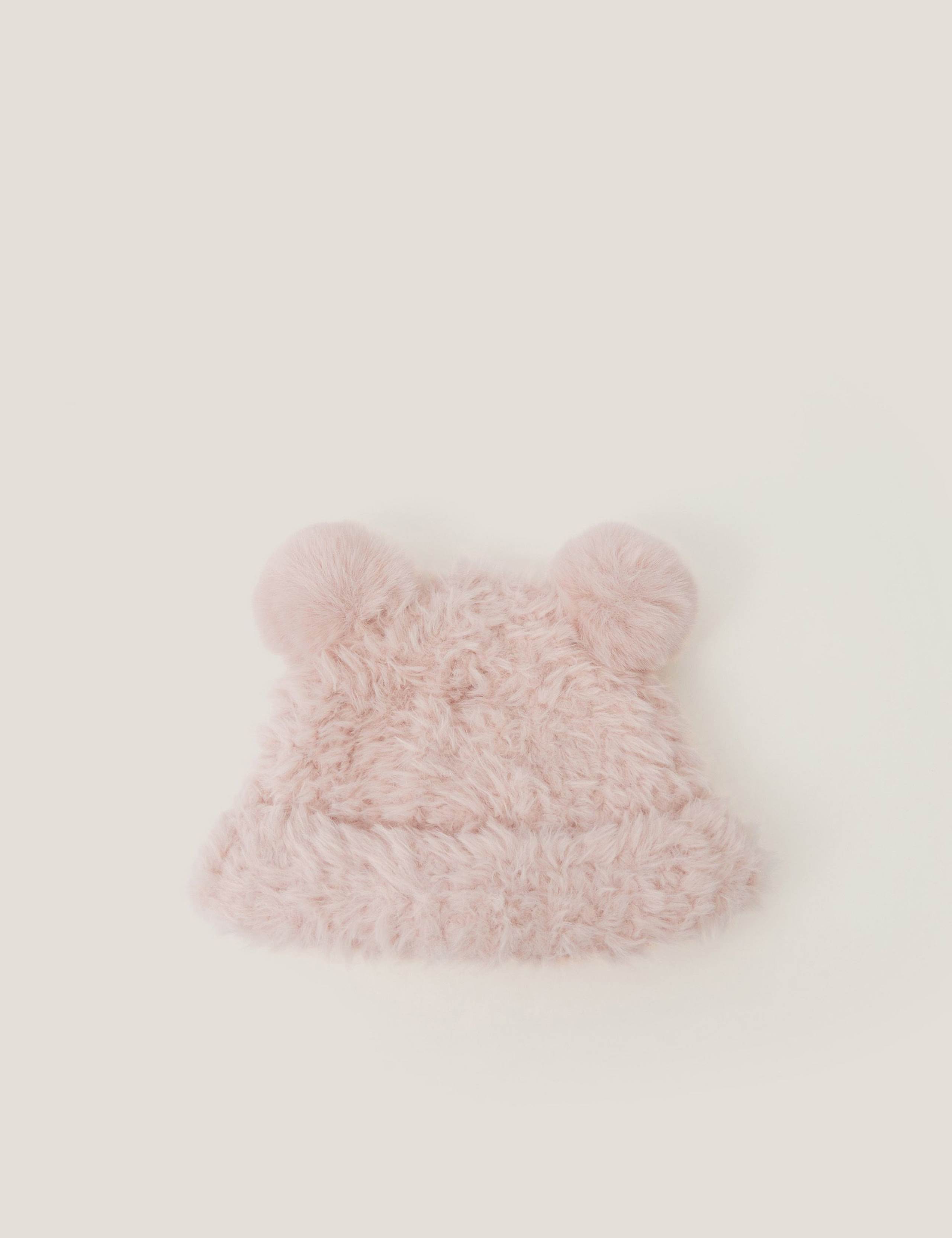 Bear Hat and Mitten Set (0-3 Yrs) 2 of 3