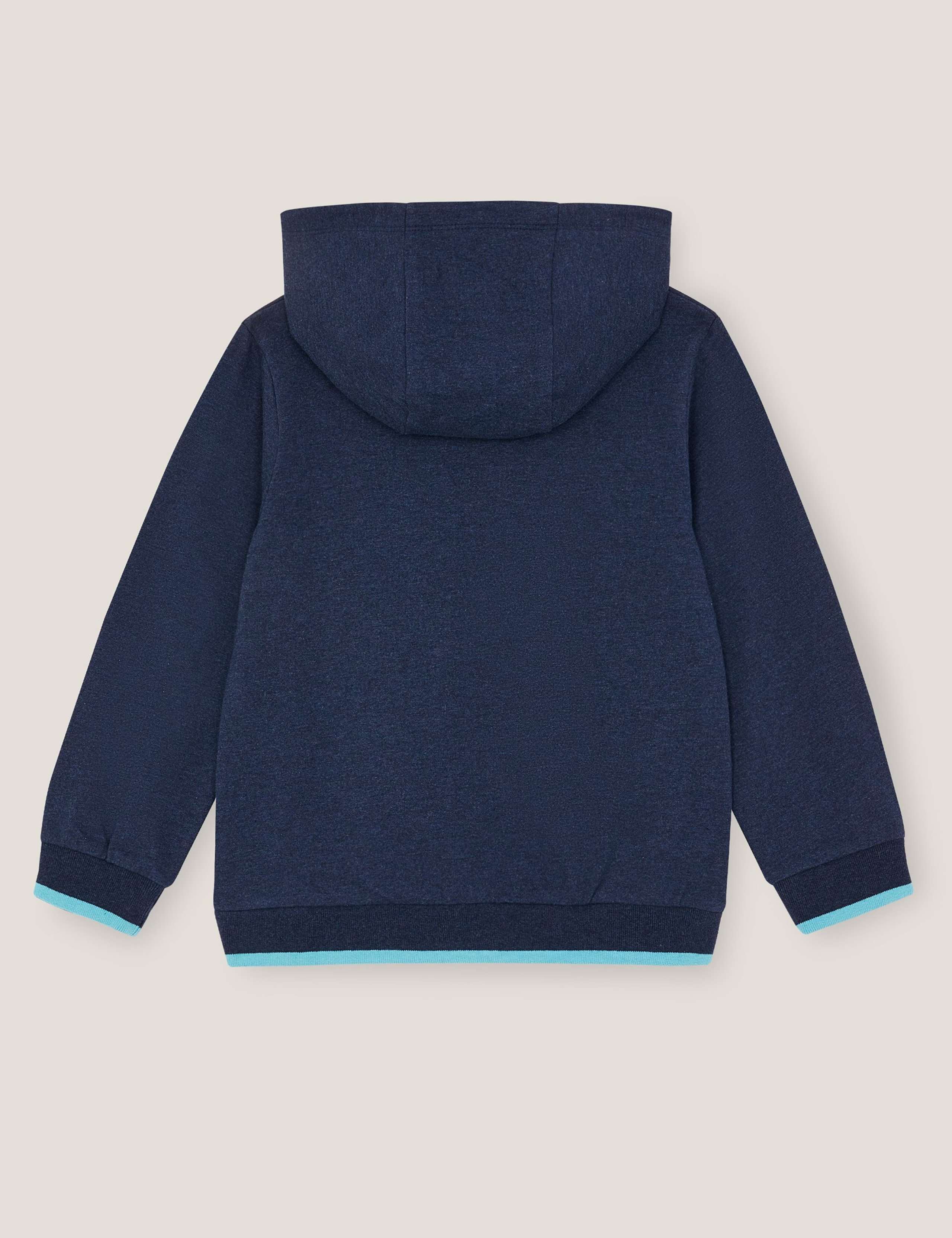 Pure Cotton Glow In The Dark Space Hoodie (2-13 Yrs) 2 of 3