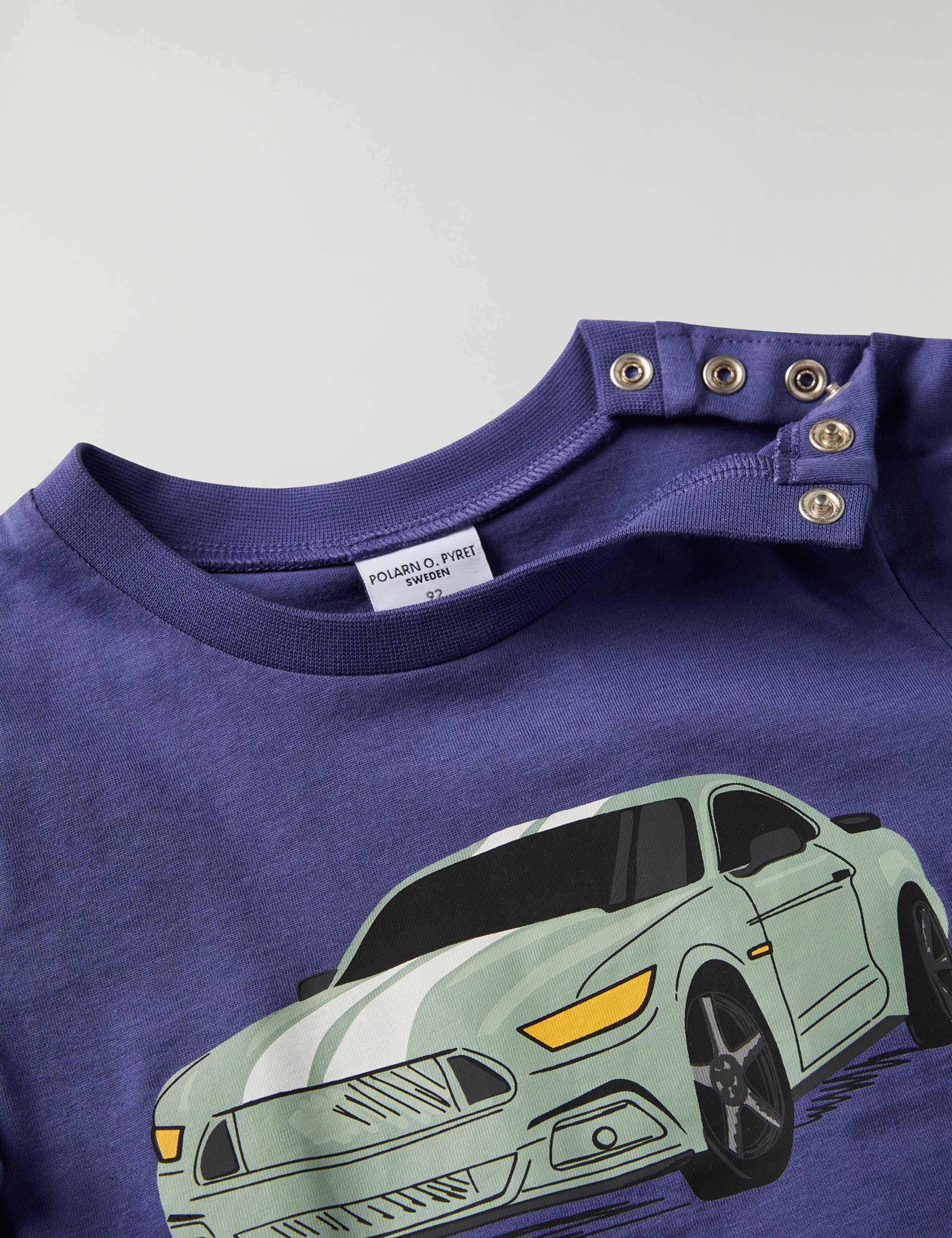 Pure Cotton Car Graphic T-Shirt (1-10 Yrs) 3 of 4