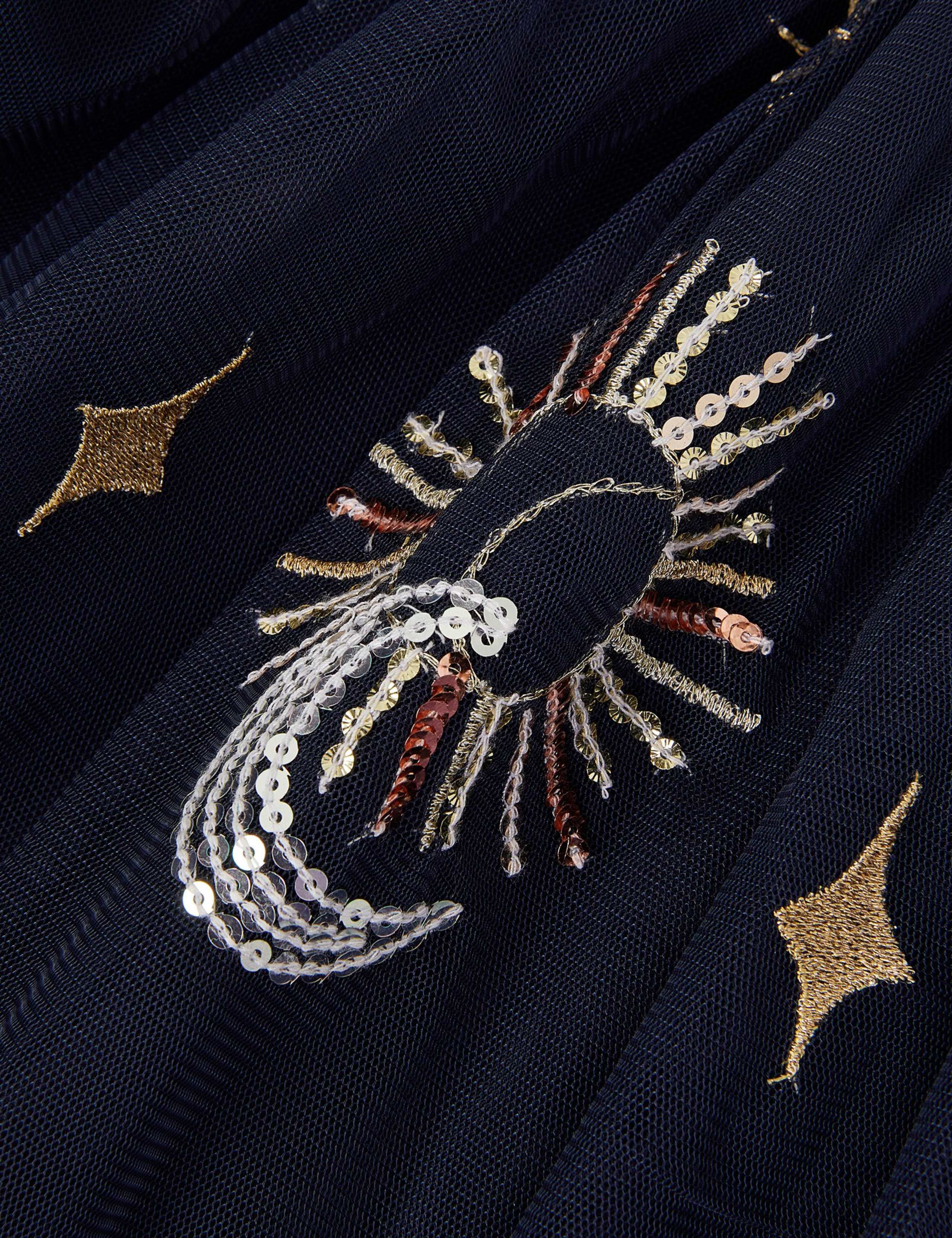 Moon and Stars Embellished Mesh Skirt (3-13 Yrs) 4 of 4