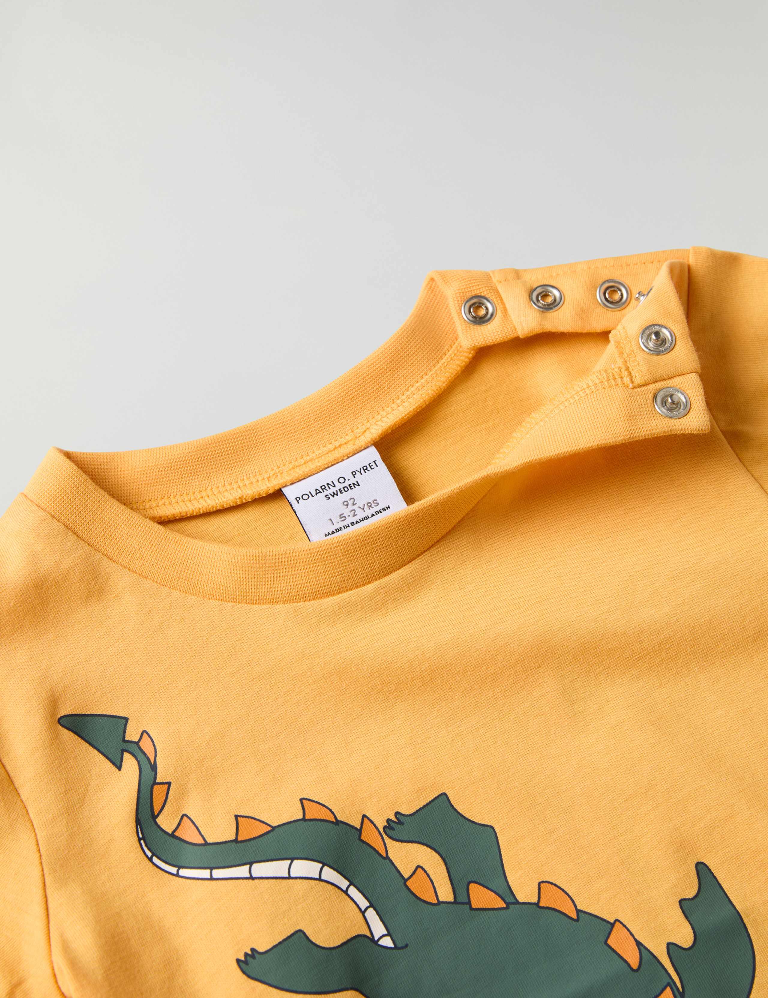 Pure Cotton Dragon Print T-Shirt (1-10 Yrs) 2 of 4