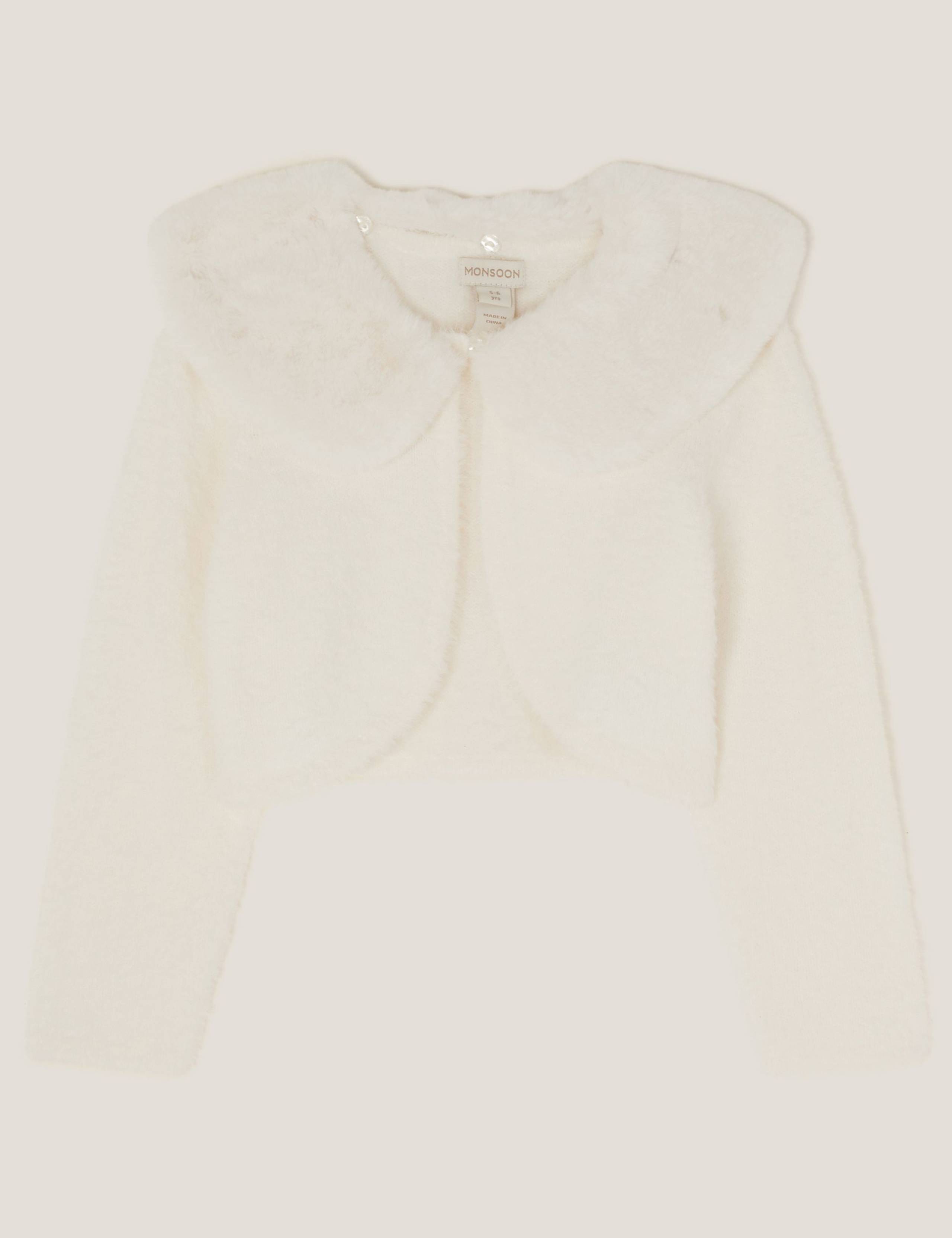 Fur Collar Cardigan (3-15 Yrs) 2 of 4